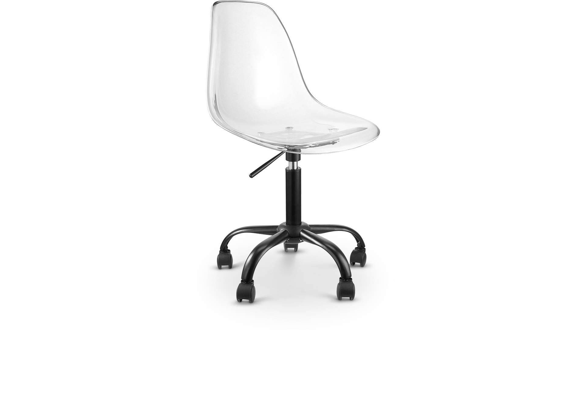 Clarion Matte Black Office Chair,Meridian Furniture