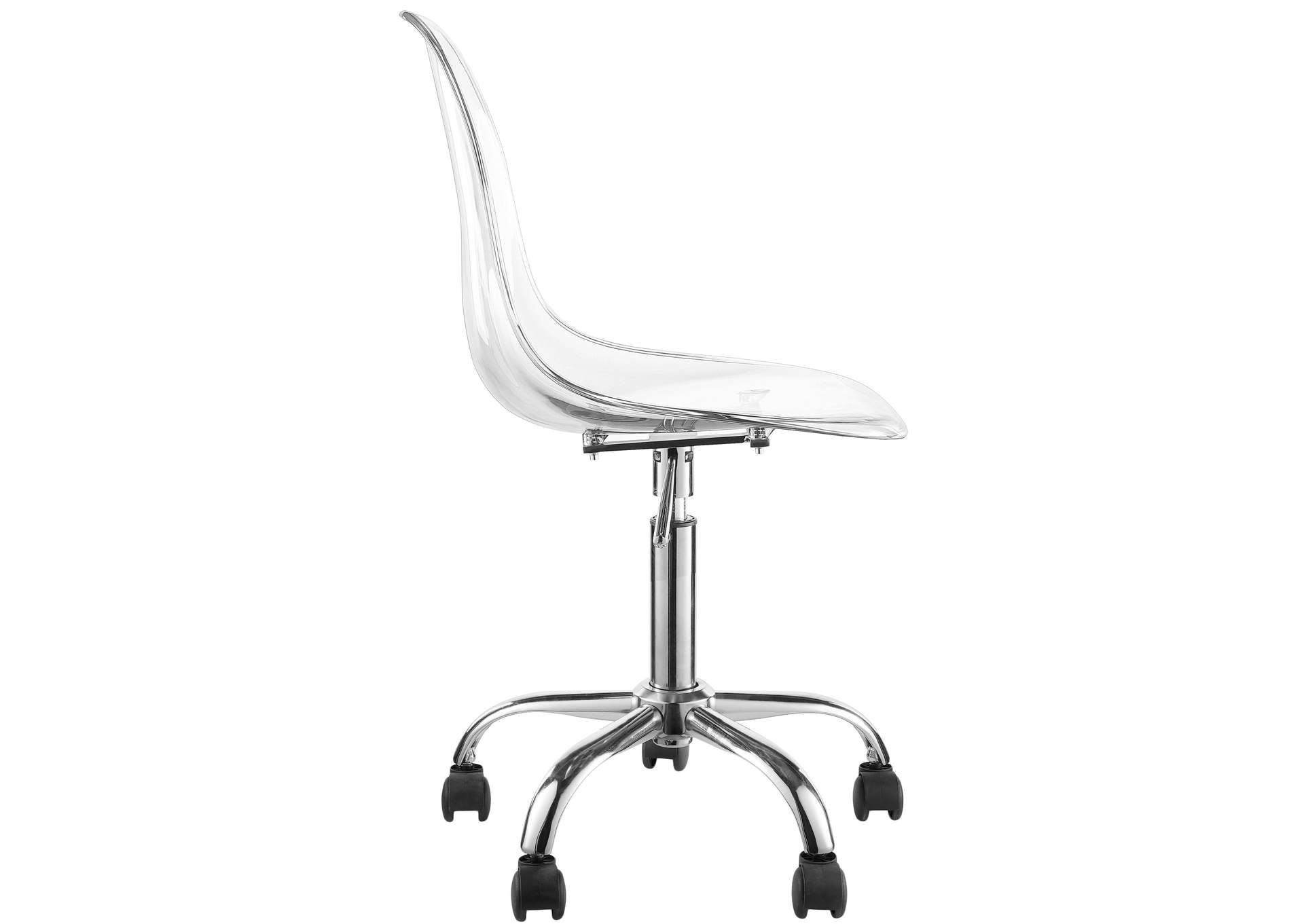 Clarion Chrome Office Chair,Meridian Furniture