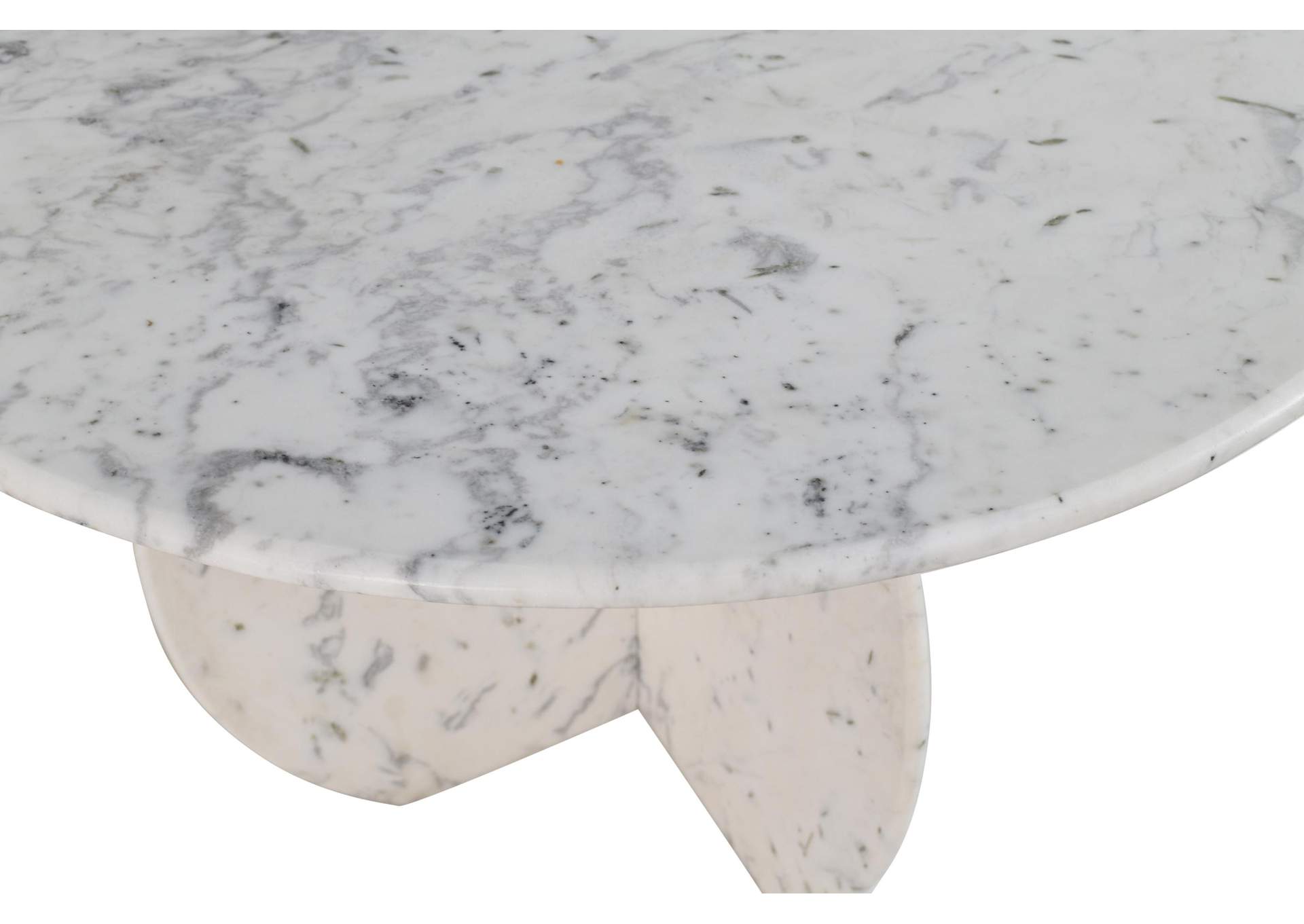 Formentera White Dining Table,Meridian Furniture