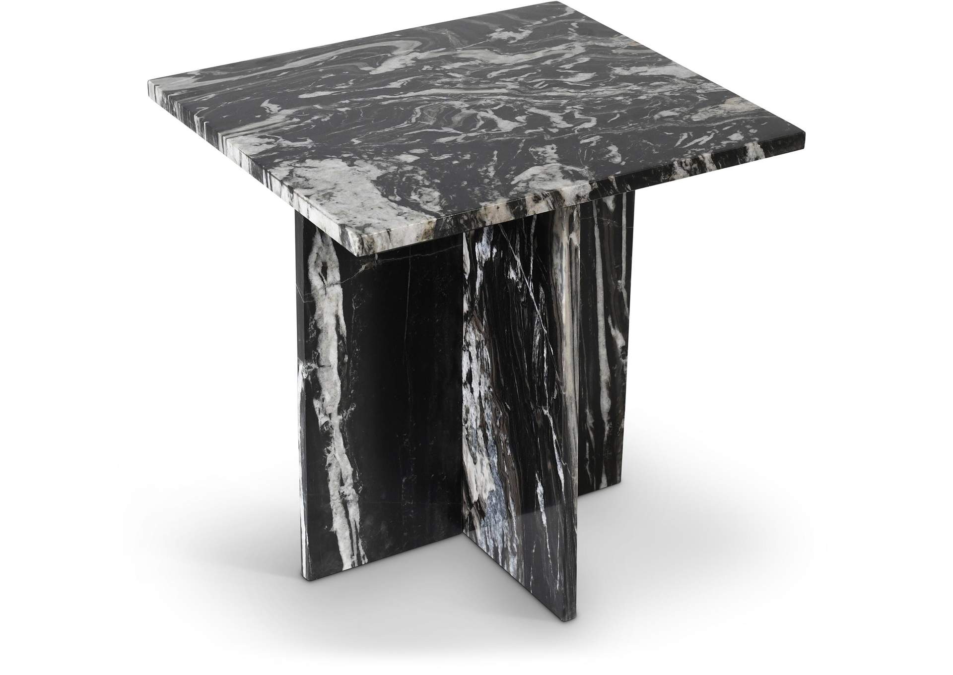 Verona Black End Table,Meridian Furniture