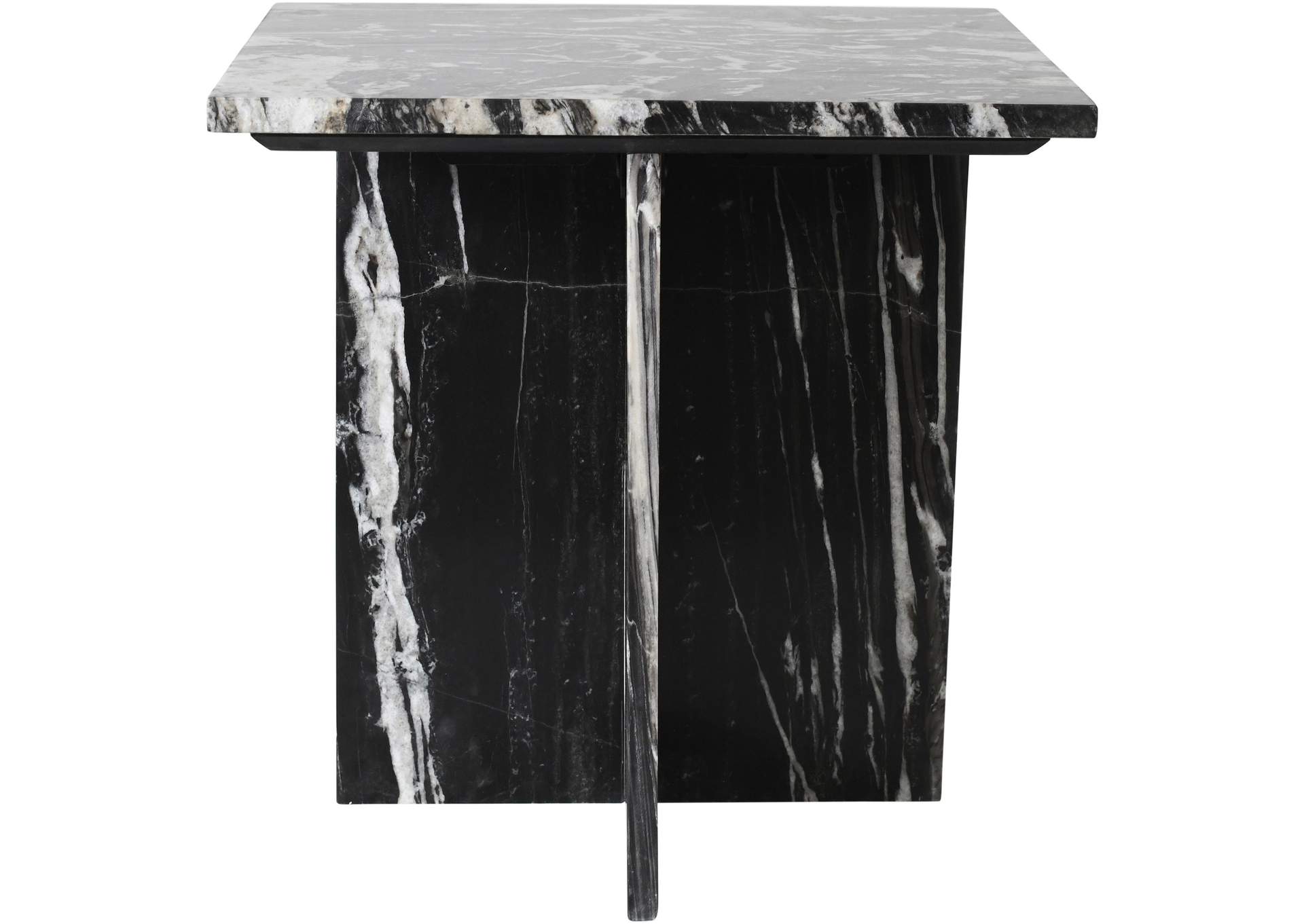 Verona Black End Table,Meridian Furniture