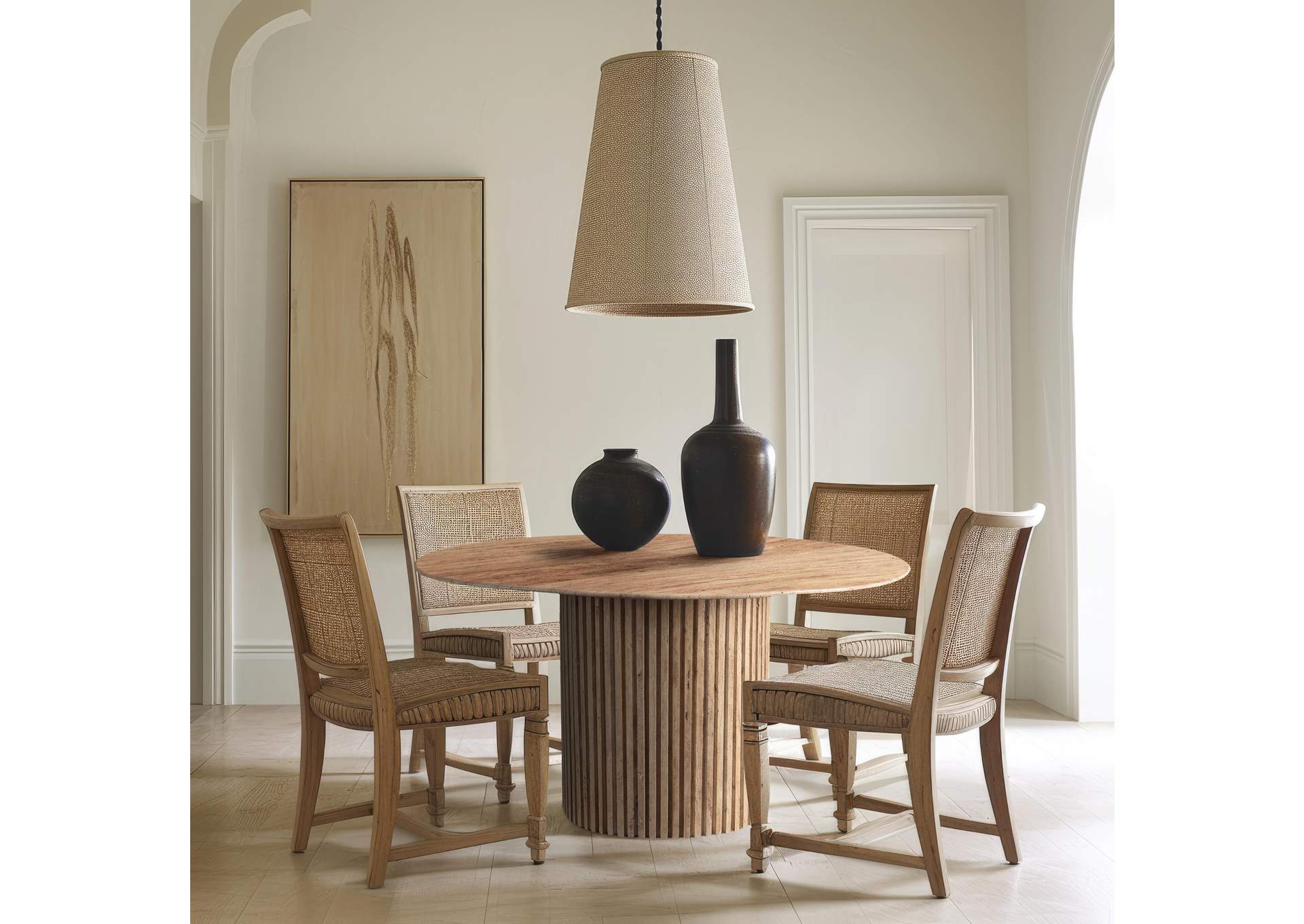 Genoa Beige Dining Table,Meridian Furniture