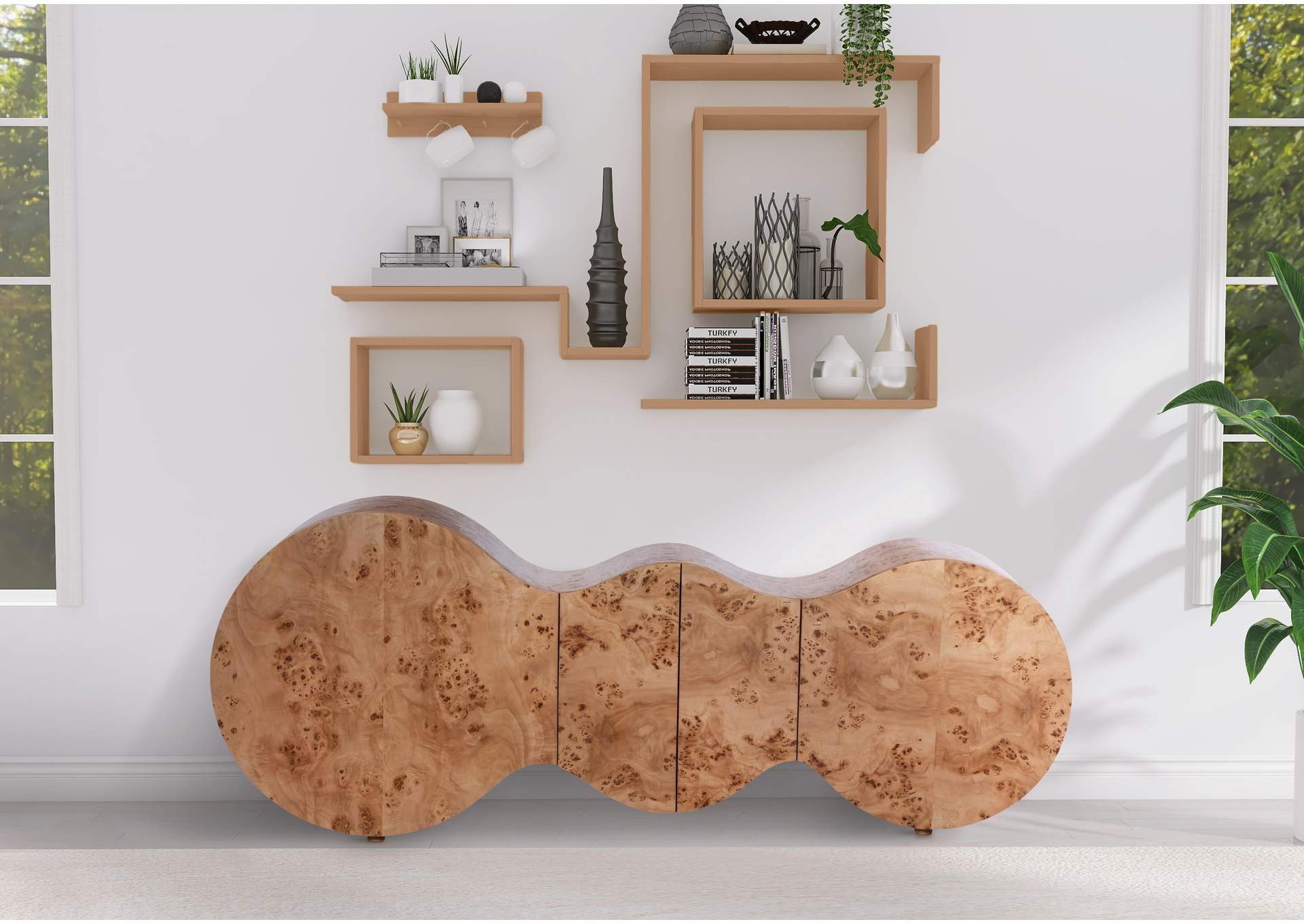 Sono Natural Sideboard - Buffet,Meridian Furniture