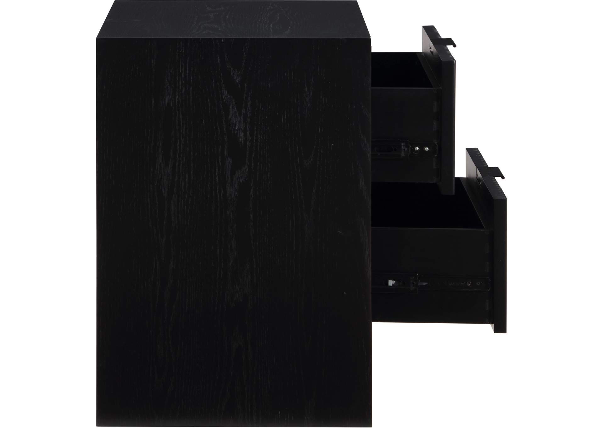 Fairfax Black Night Stand,Meridian Furniture