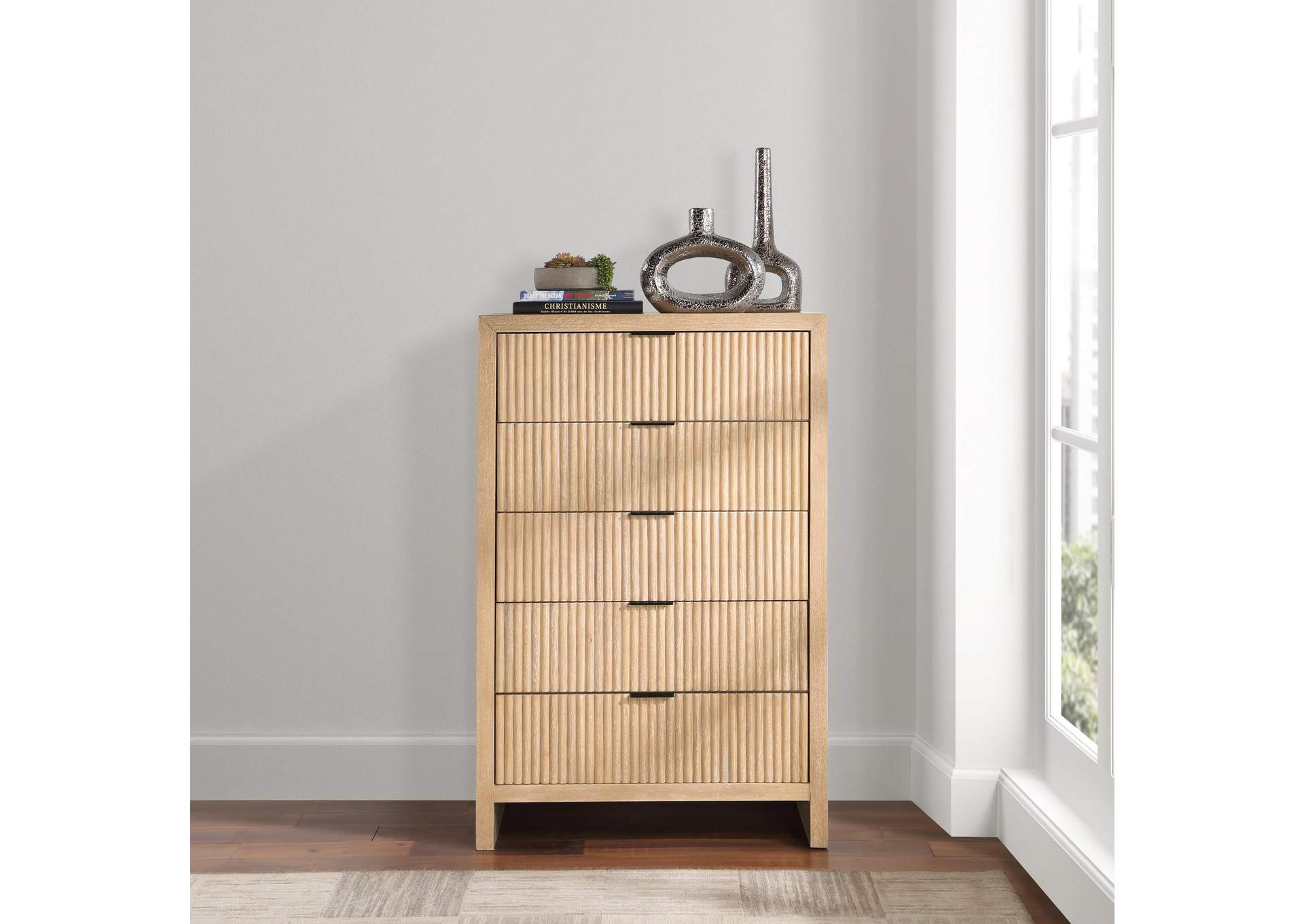 Fairfax Natural Chest,Meridian Furniture