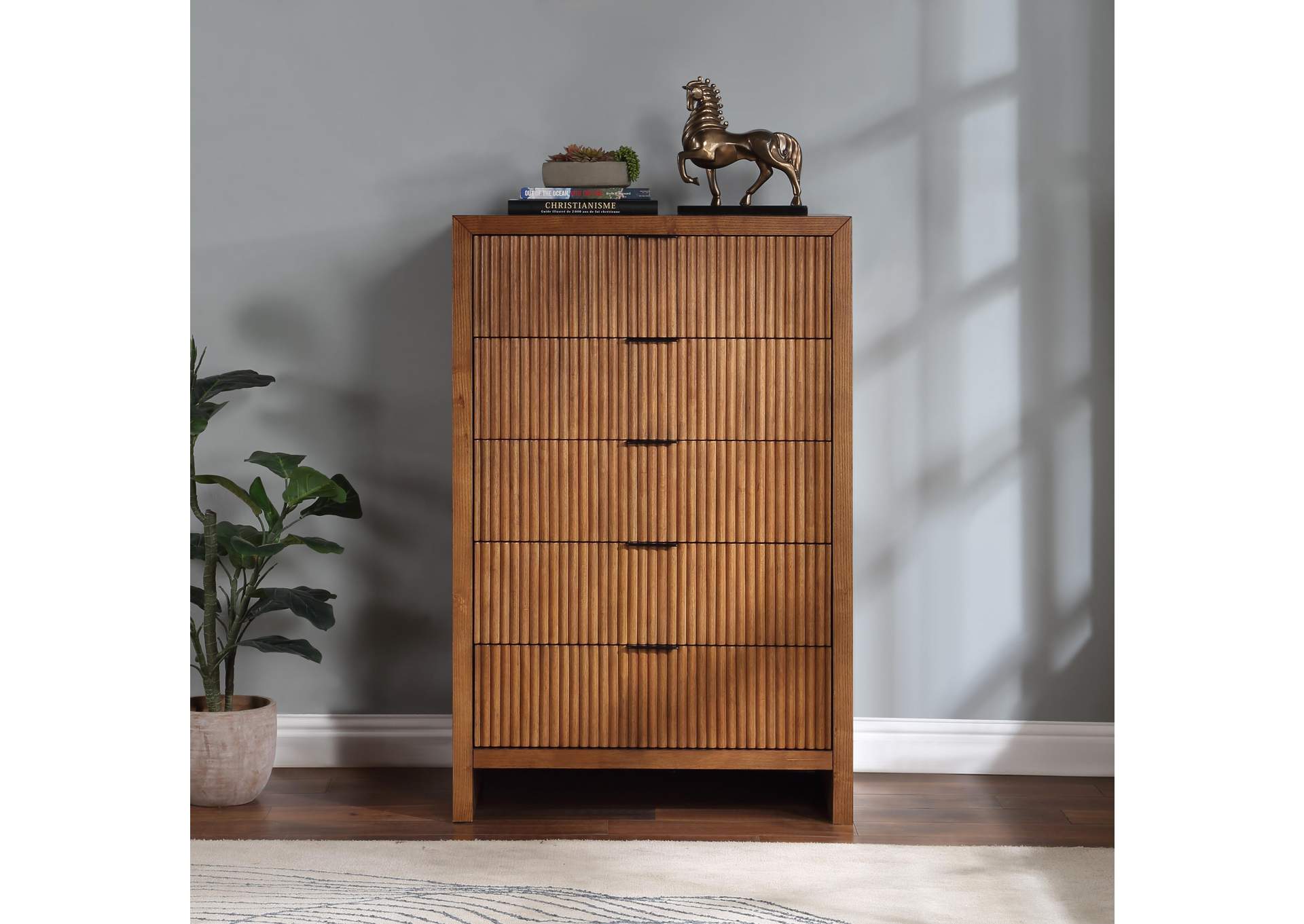 Fairfax Walnut Chest,Meridian Furniture