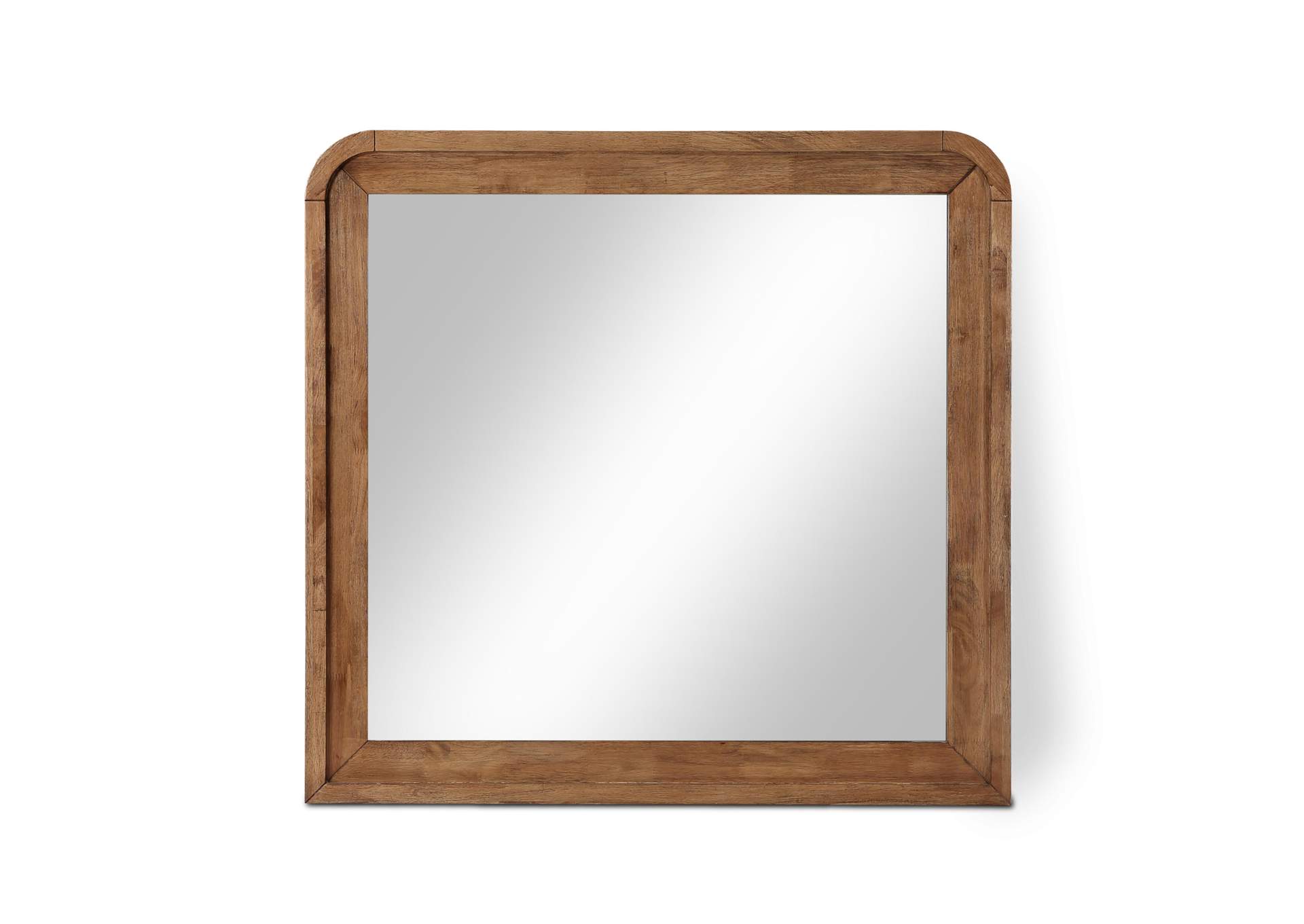 Fluted Walnut Mirror,Meridian Furniture