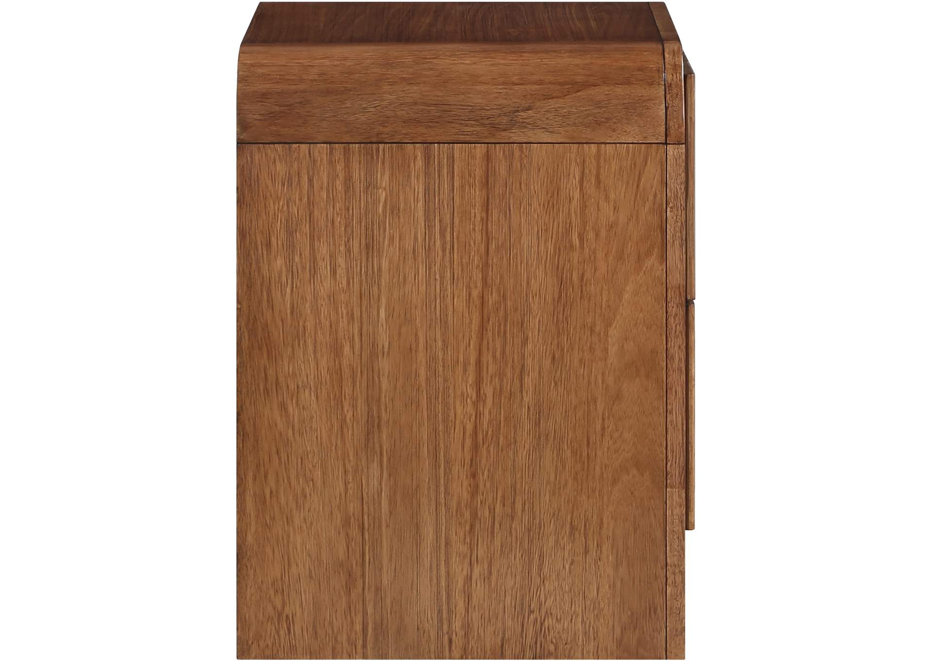 Fluted Walnut Night Stand,Meridian Furniture