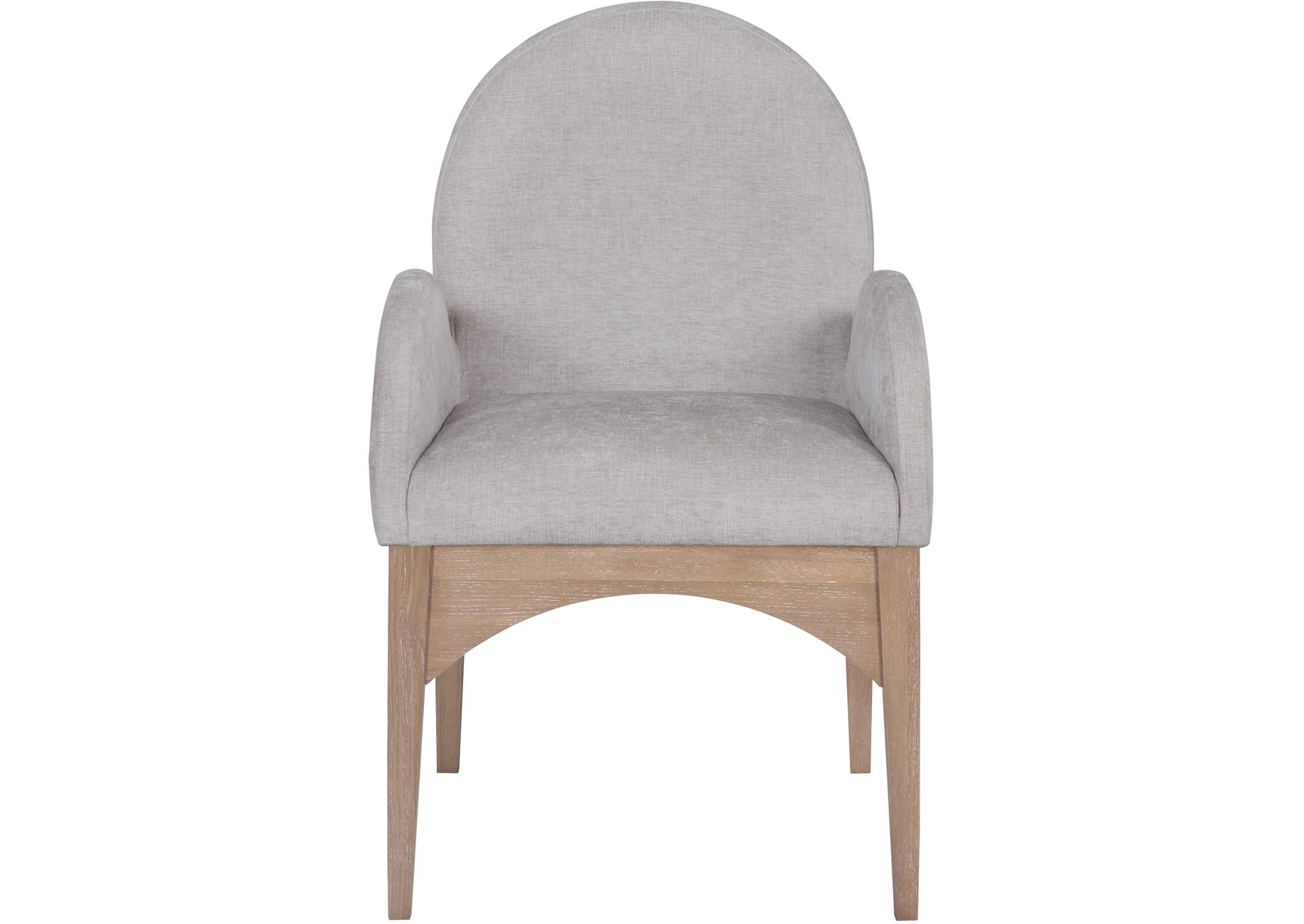 Waldorf Grey Chenille Fabric Dining Chair,Meridian Furniture