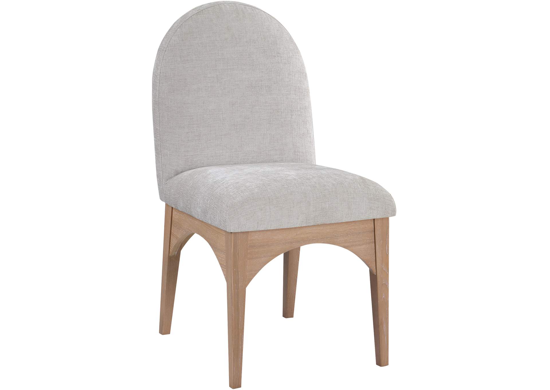 Waldorf Grey Chenille Fabric Dining Chair,Meridian Furniture