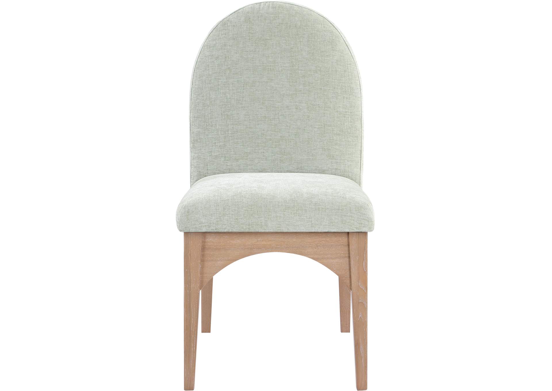 Waldorf Mint Chenille Fabric Dining Chair,Meridian Furniture