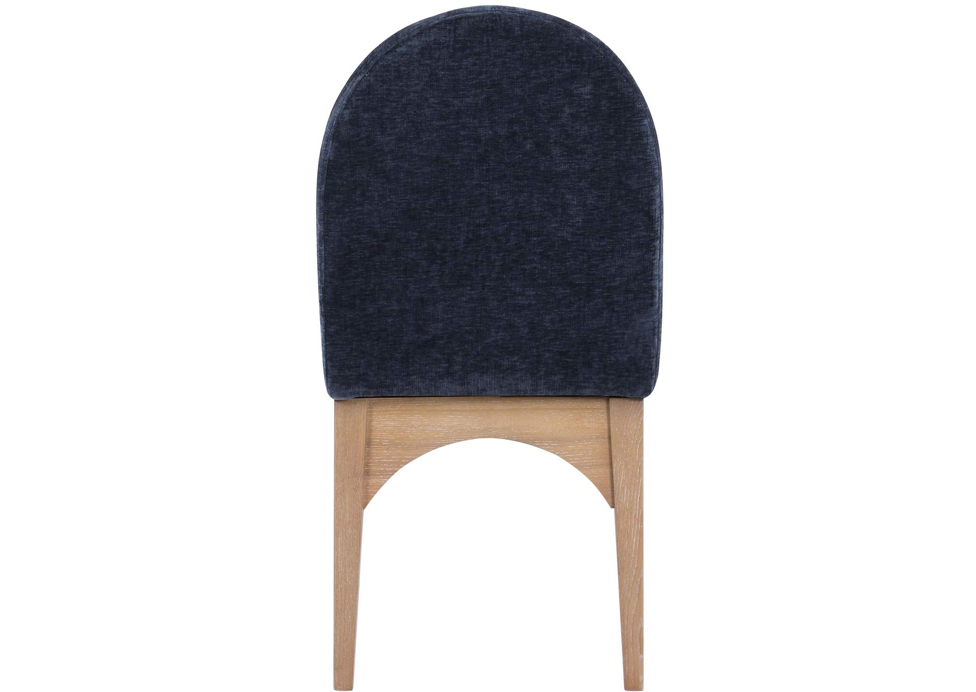 Waldorf Navy Chenille Fabric Dining Chair,Meridian Furniture