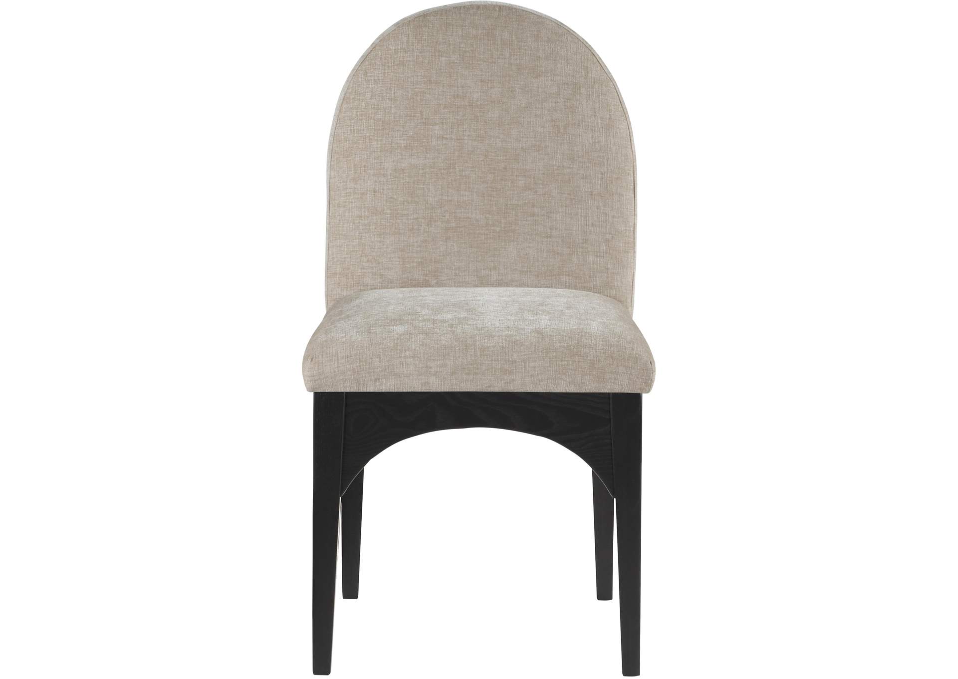 Waldorf Beige Chenille Fabric Dining Chair,Meridian Furniture