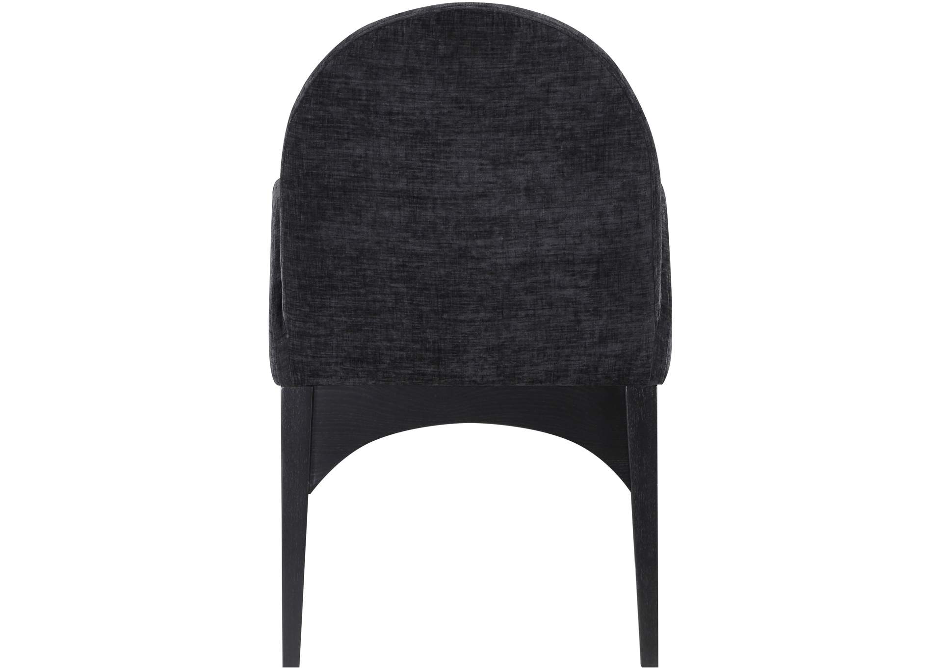 Waldorf Black Chenille Fabric Dining Chair,Meridian Furniture