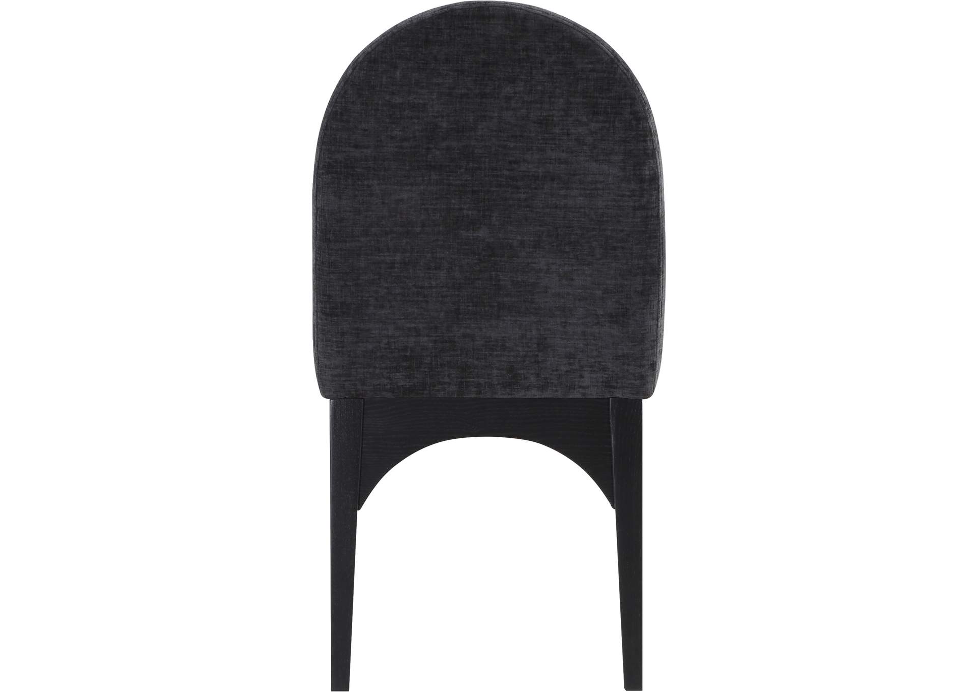 Waldorf Black Chenille Fabric Dining Chair,Meridian Furniture