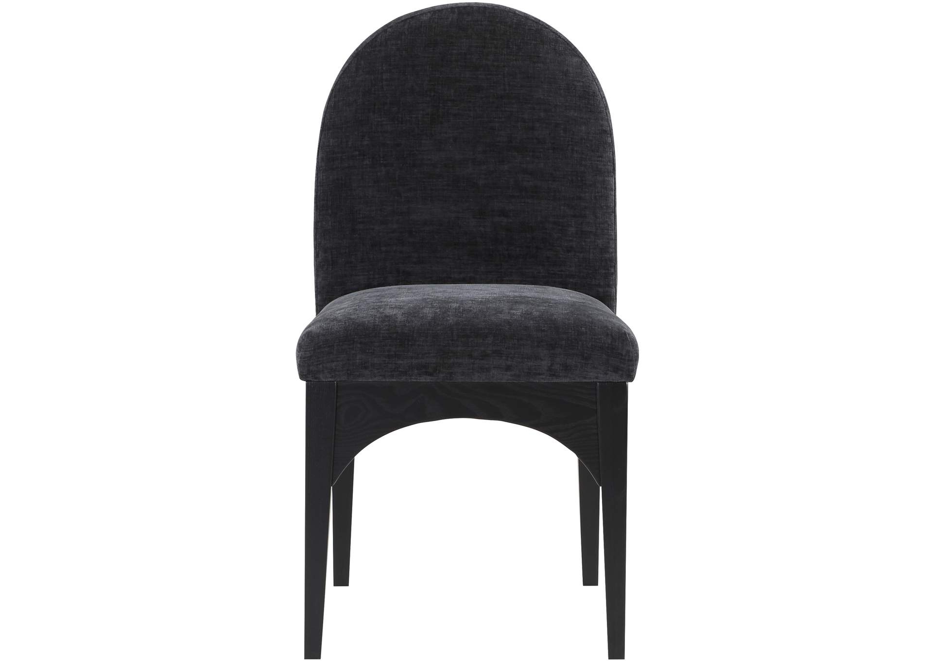 Waldorf Black Chenille Fabric Dining Chair,Meridian Furniture