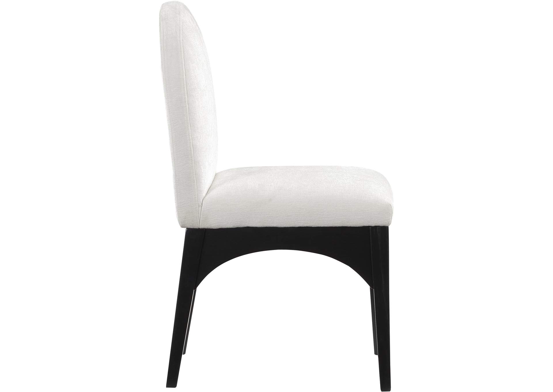 Waldorf Cream Chenille Fabric Dining Chair,Meridian Furniture