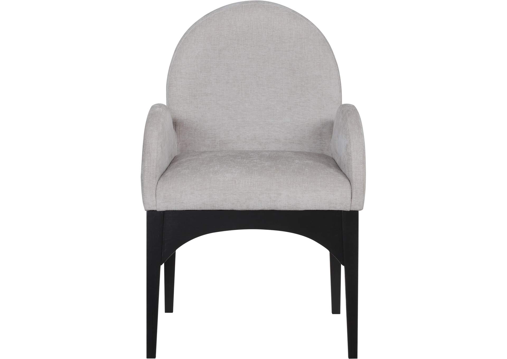 Waldorf Grey Chenille Fabric Dining Chair,Meridian Furniture