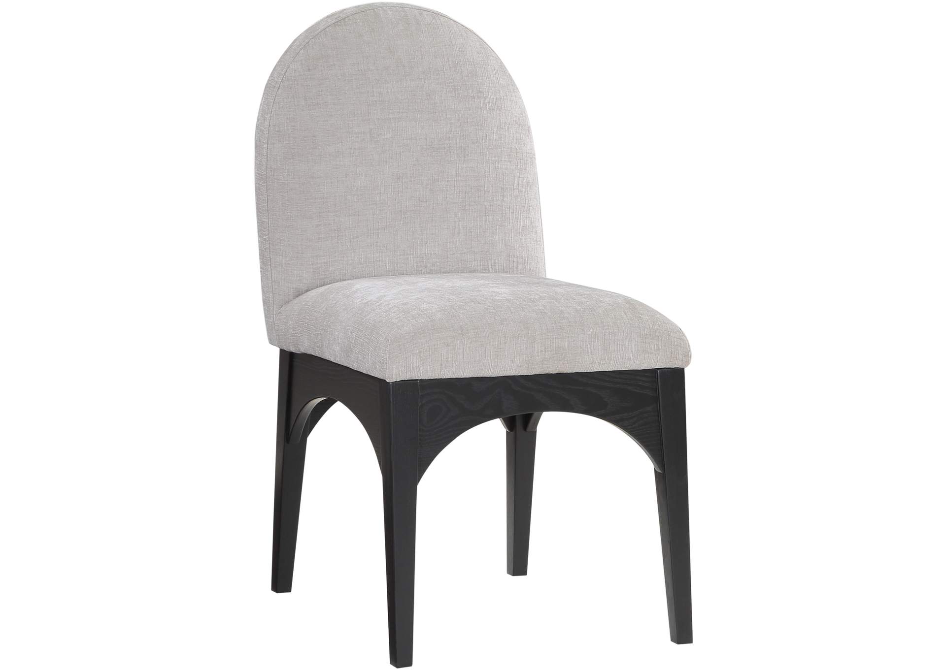 Waldorf Grey Chenille Fabric Dining Chair,Meridian Furniture