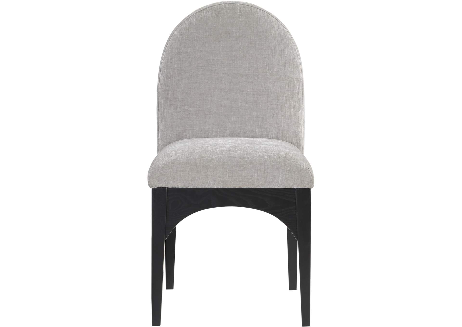 Waldorf Grey Chenille Fabric Dining Chair,Meridian Furniture