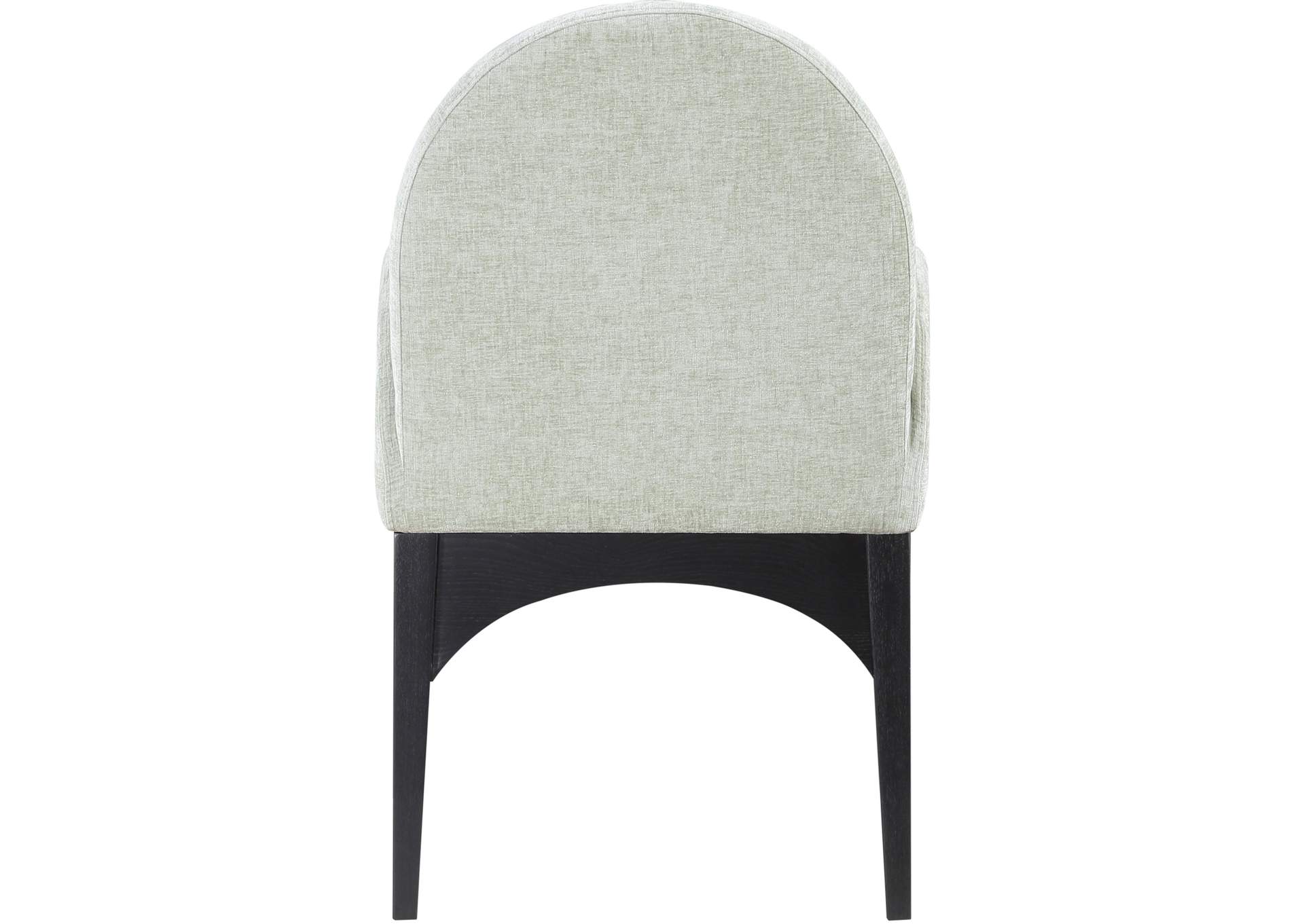 Waldorf Mint Chenille Fabric Dining Chair,Meridian Furniture