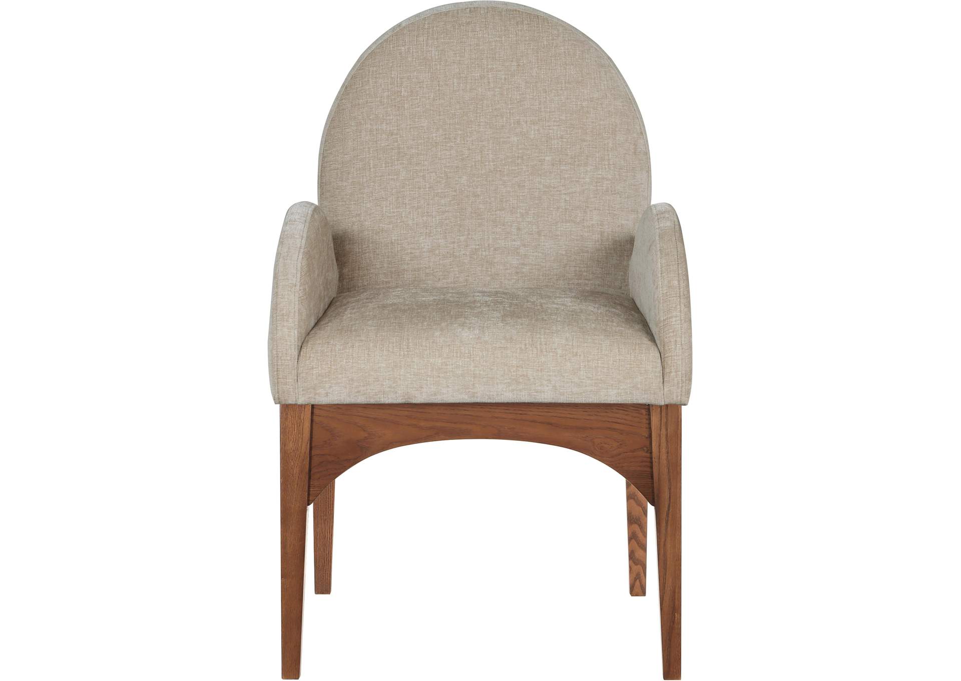 Waldorf Beige Chenille Fabric Dining Chair,Meridian Furniture