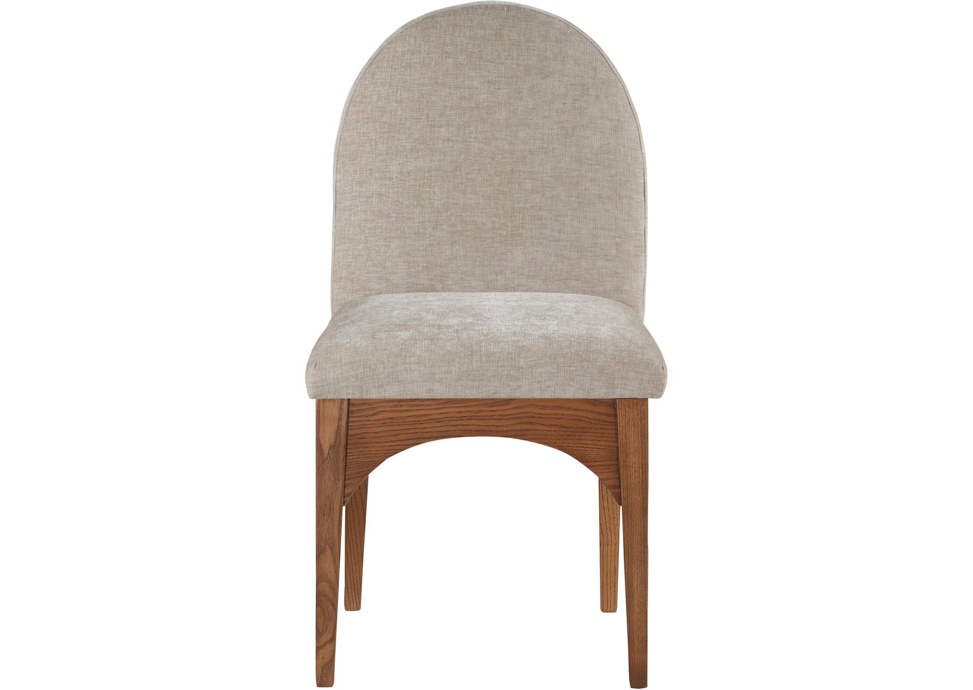 Waldorf Beige Chenille Fabric Dining Chair,Meridian Furniture