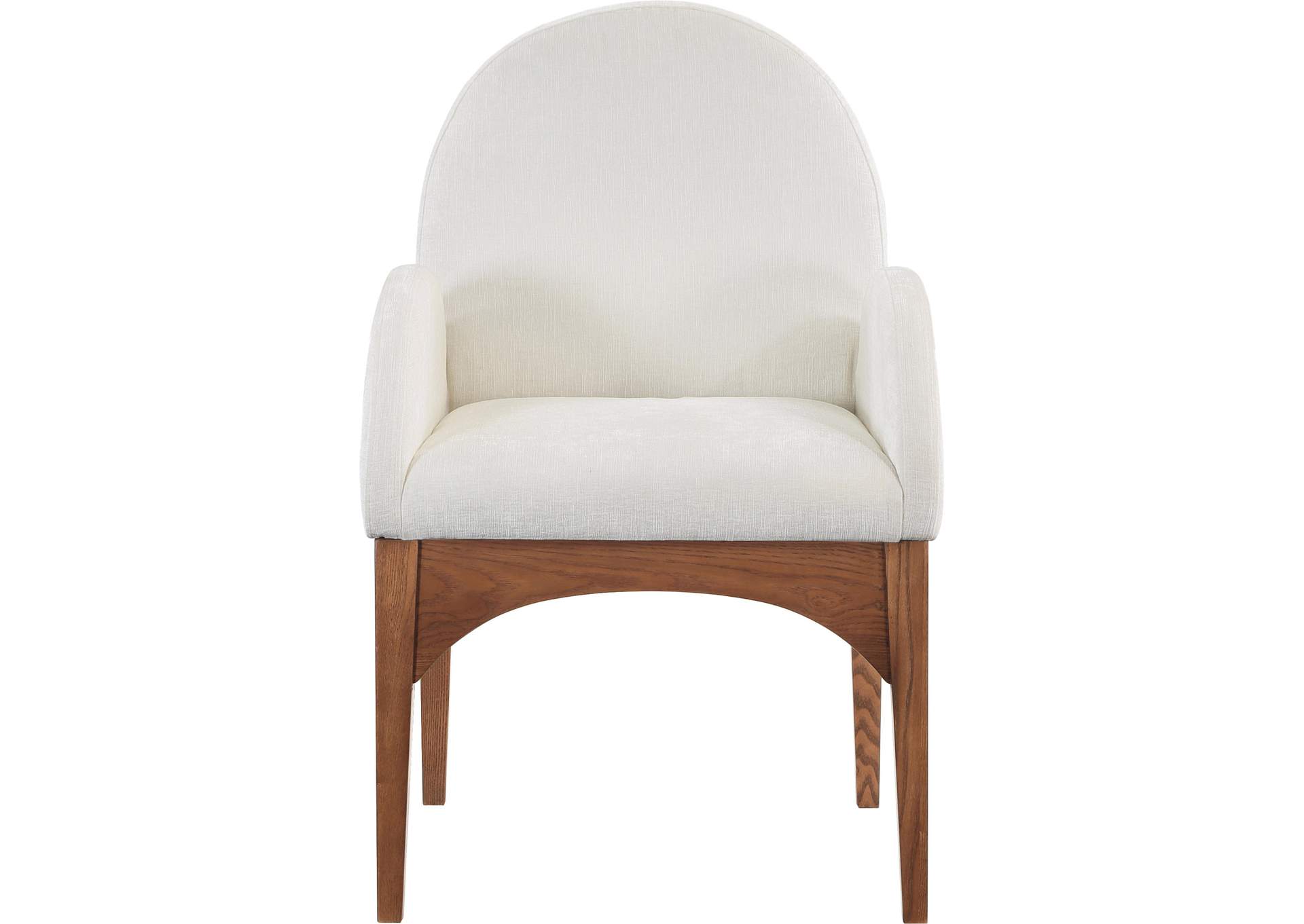 Waldorf Cream Chenille Fabric Dining Chair,Meridian Furniture