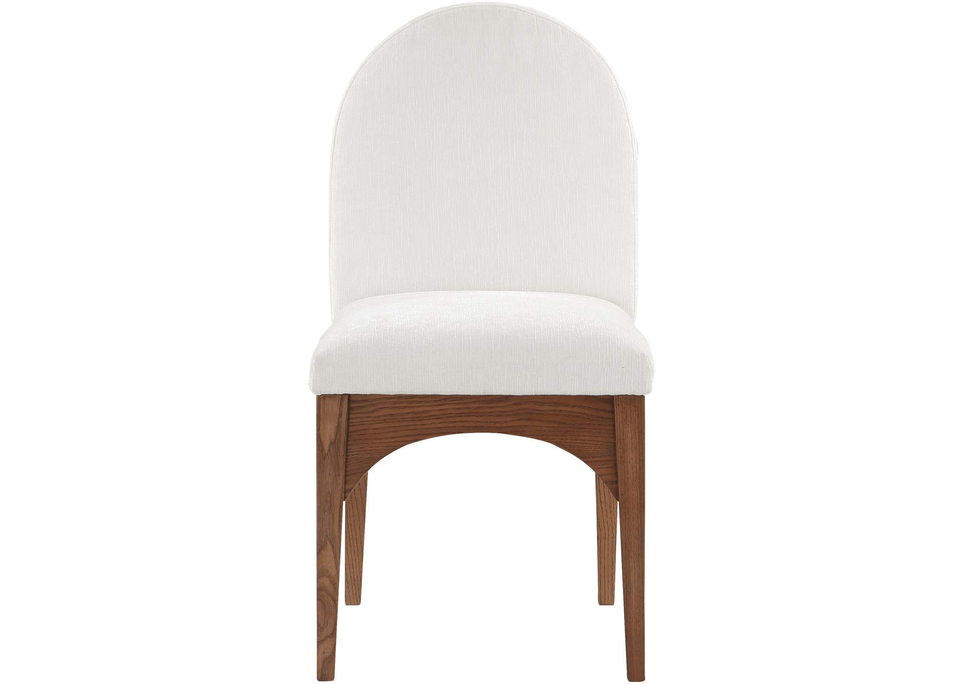 Waldorf Cream Chenille Fabric Dining Chair,Meridian Furniture