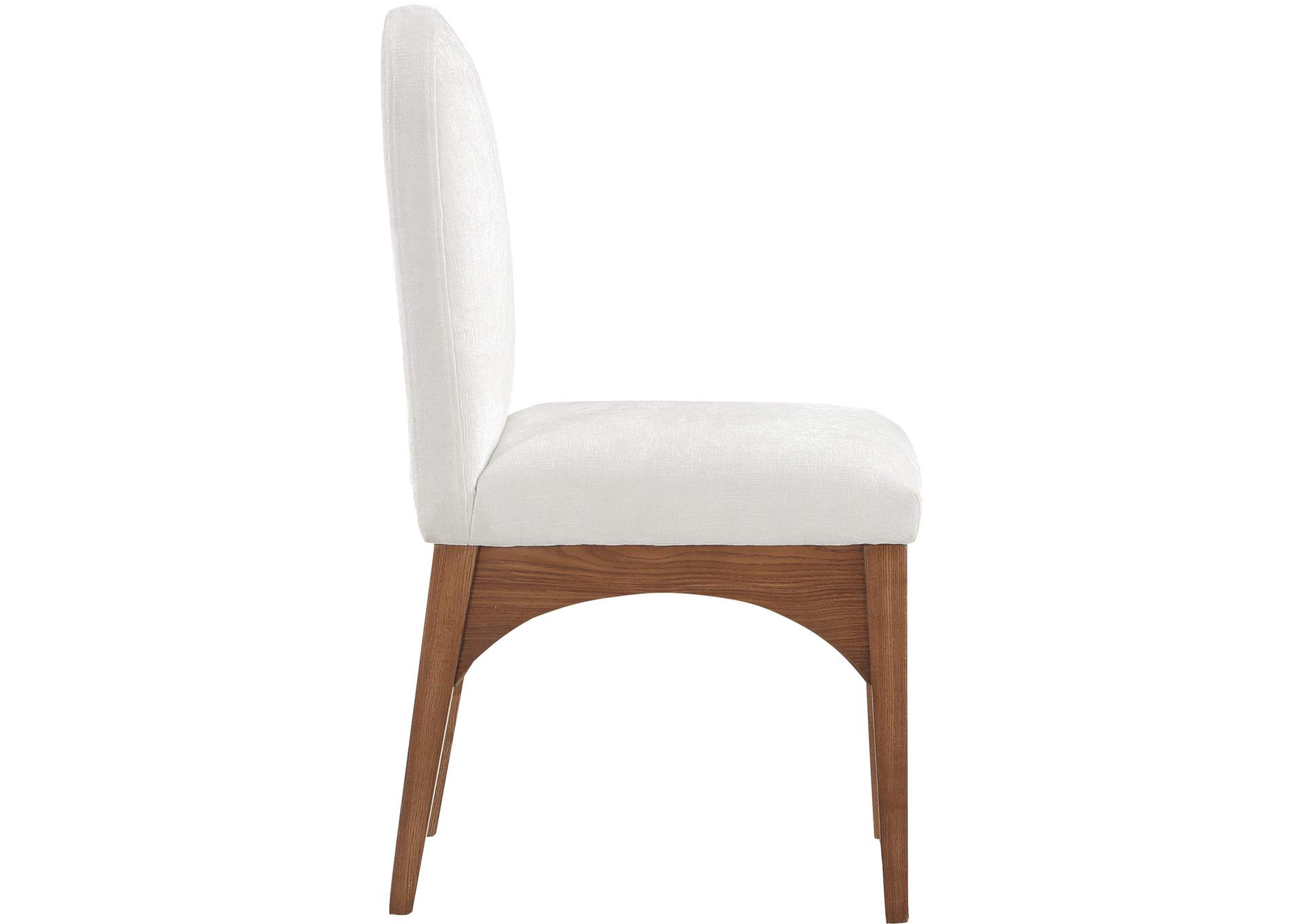 Waldorf Cream Chenille Fabric Dining Chair,Meridian Furniture