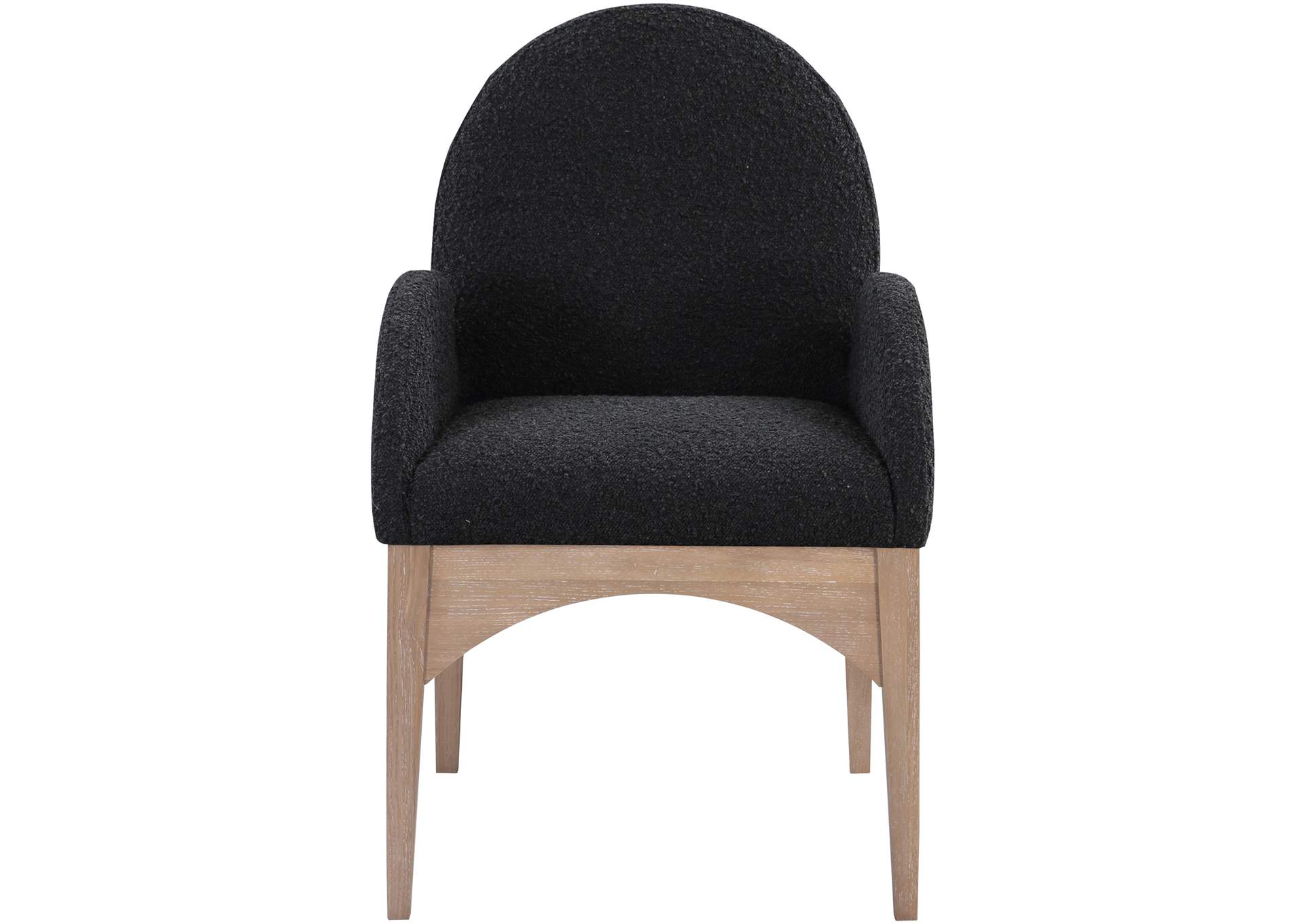 Waldorf Black Boucle Fabric Dining Chair,Meridian Furniture