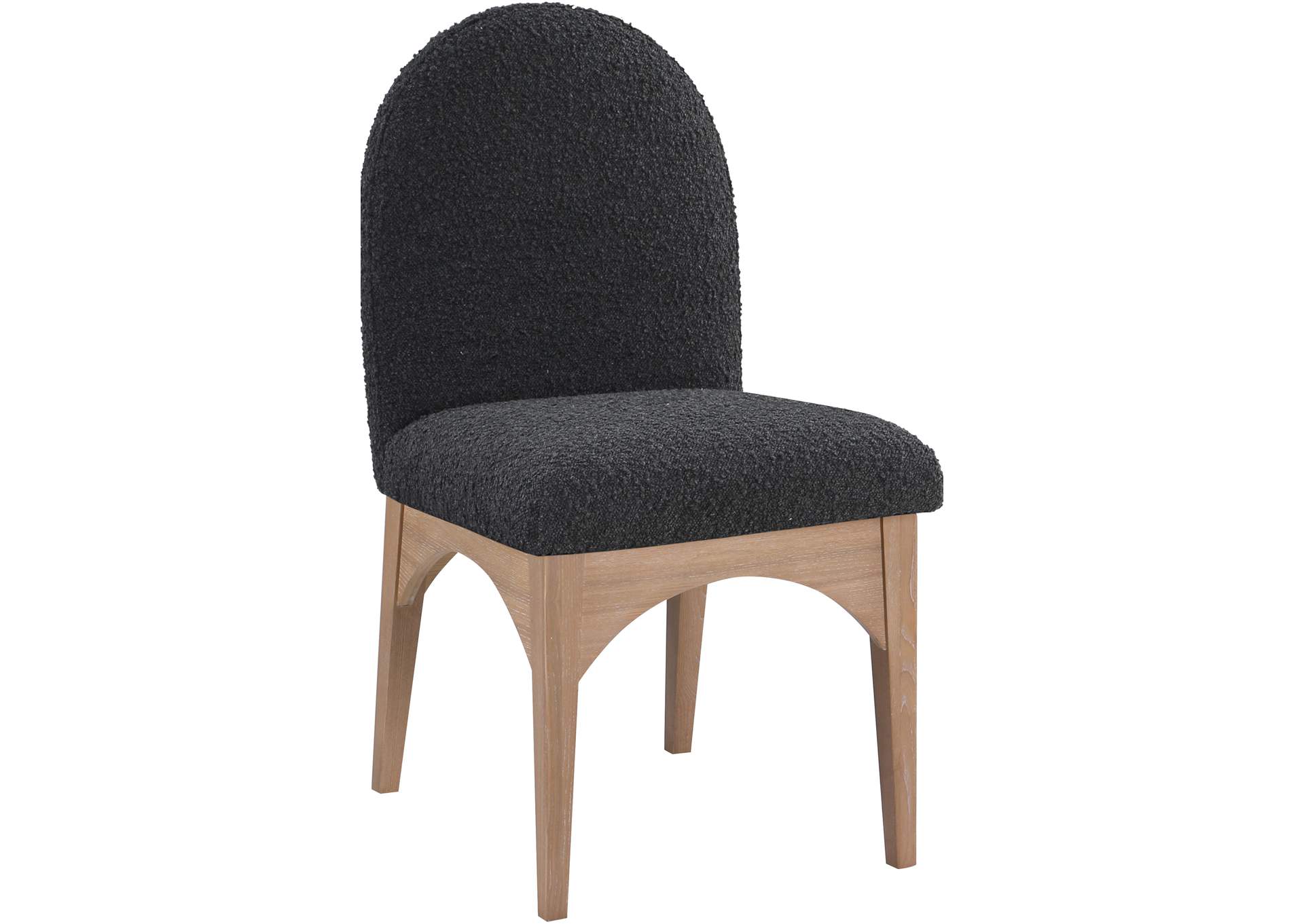 Waldorf Black Boucle Fabric Dining Chair,Meridian Furniture