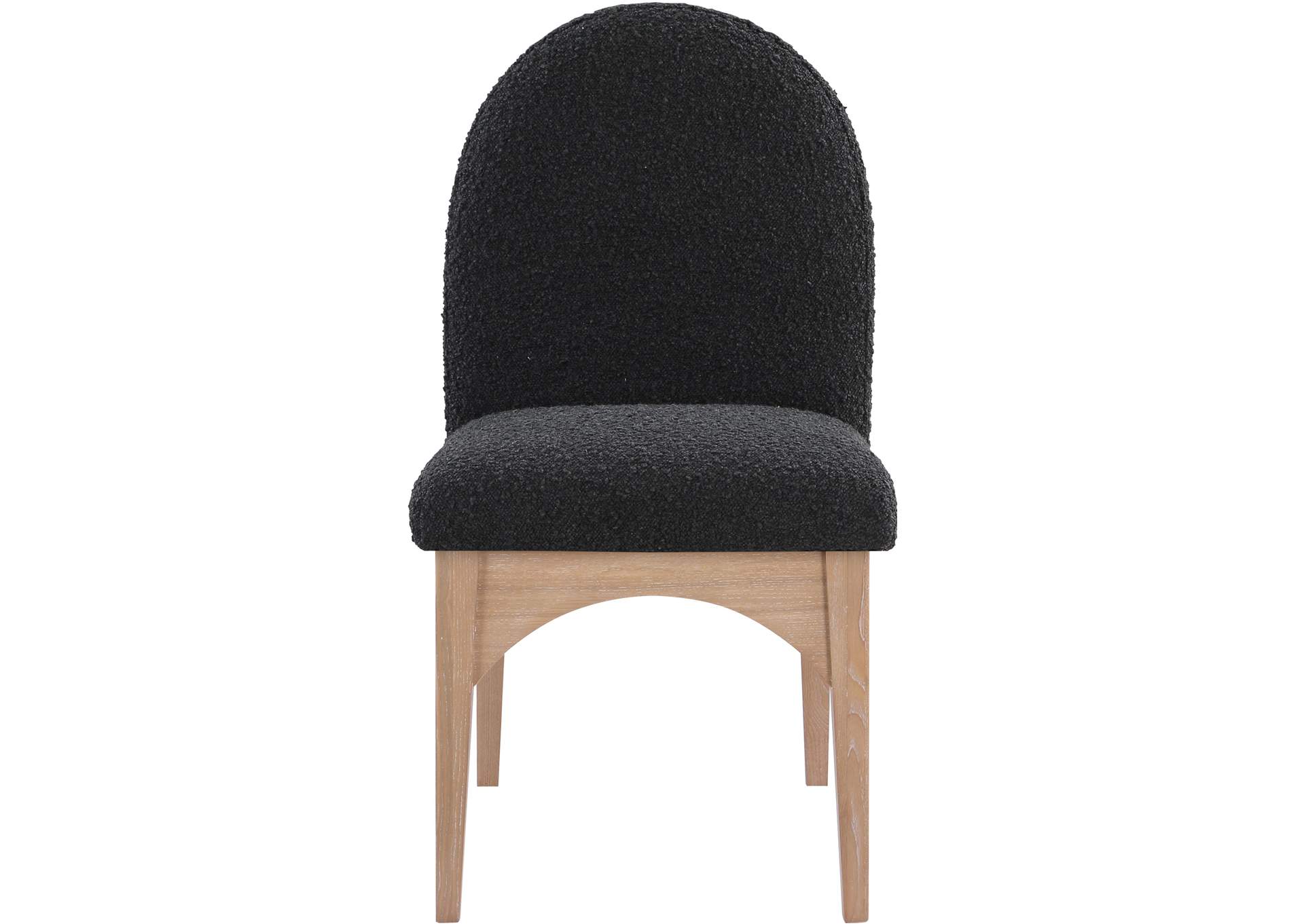 Waldorf Black Boucle Fabric Dining Chair,Meridian Furniture