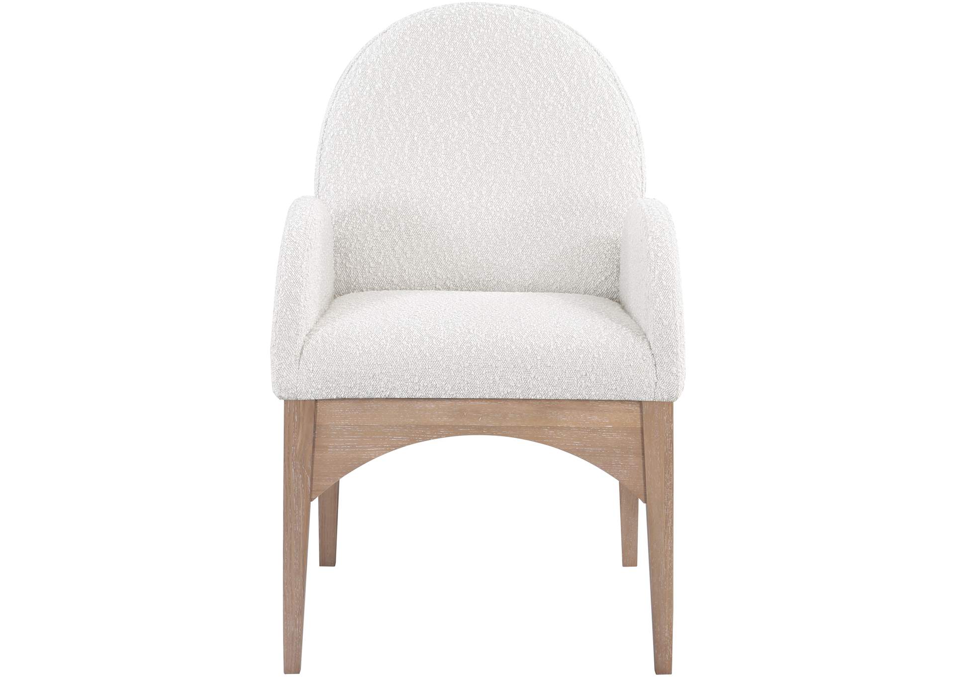 Waldorf Cream Boucle Fabric Dining Chair,Meridian Furniture