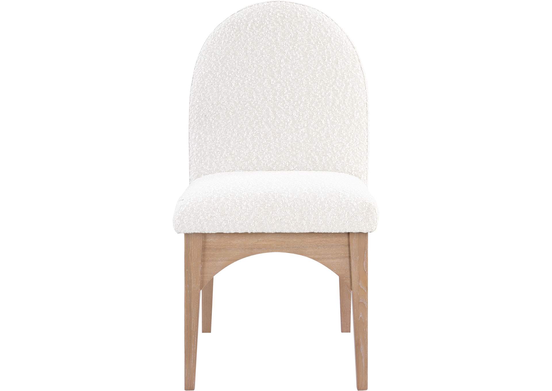 Waldorf Cream Boucle Fabric Dining Chair,Meridian Furniture