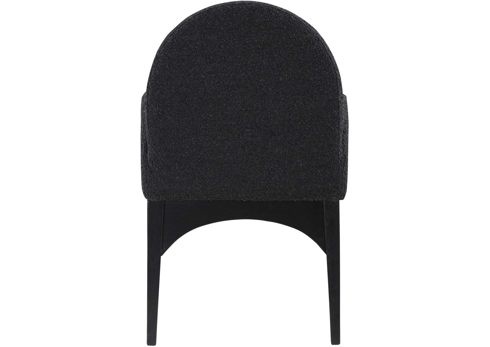 Waldorf Black Boucle Fabric Dining Chair,Meridian Furniture