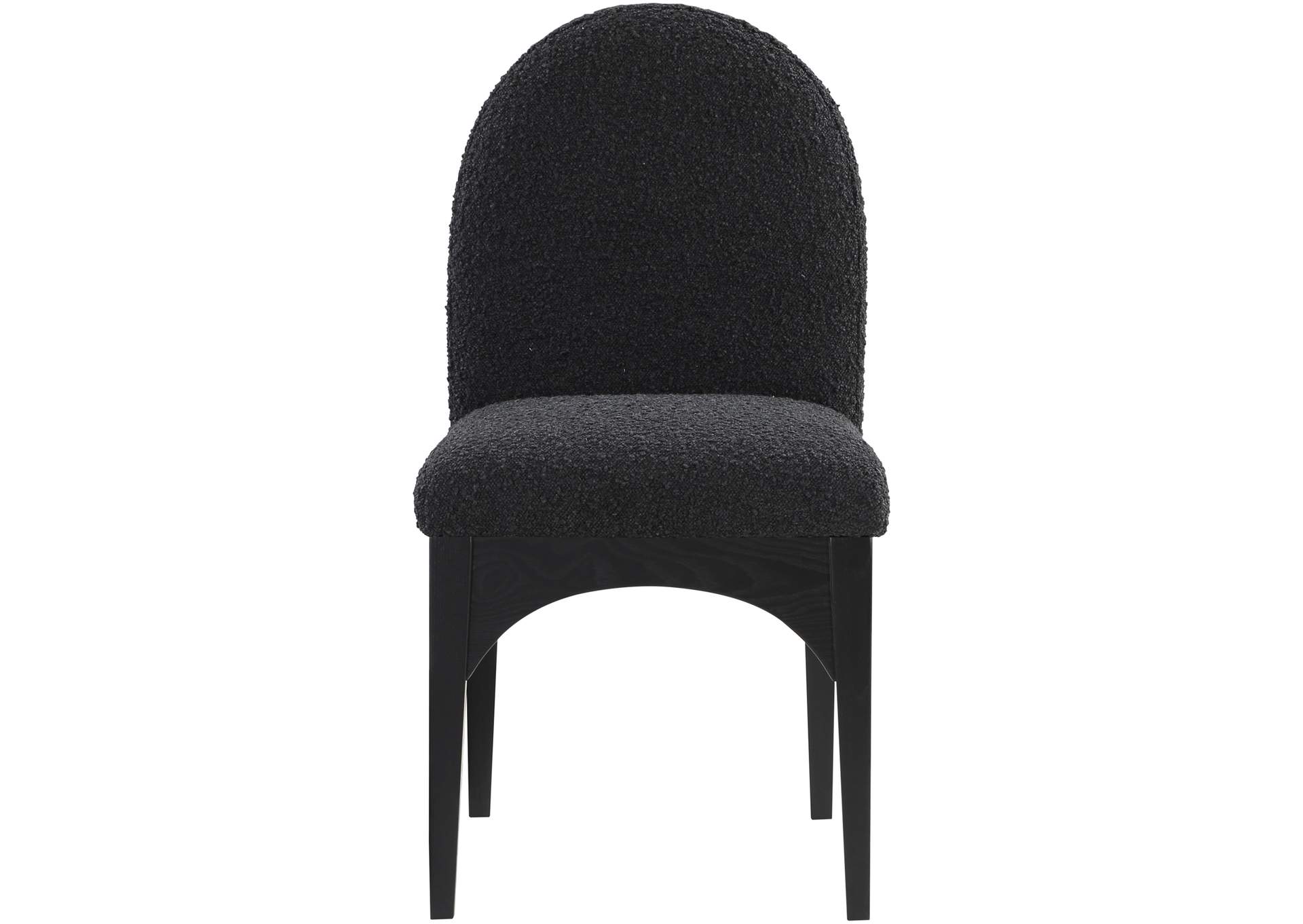 Waldorf Black Boucle Fabric Dining Chair,Meridian Furniture