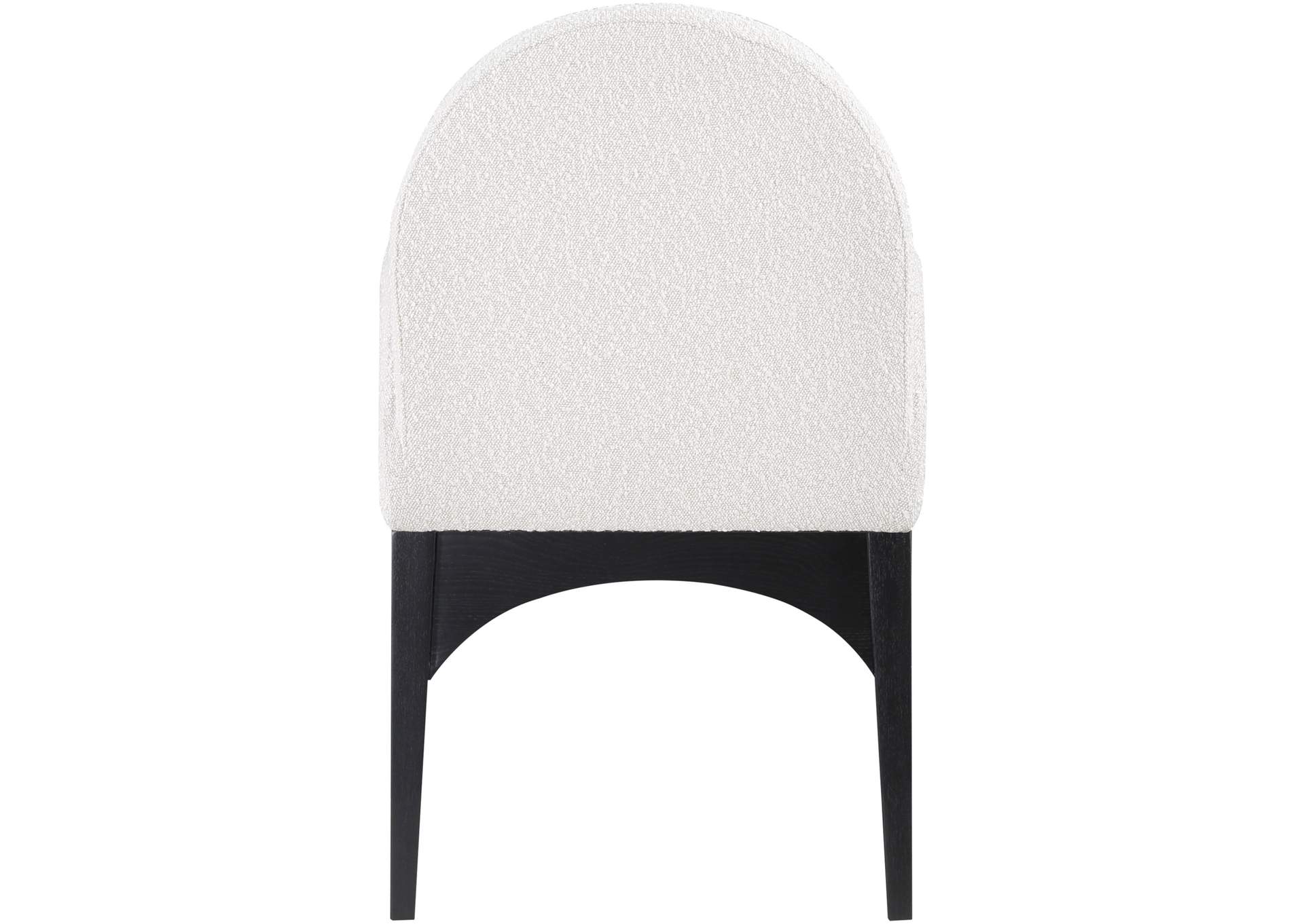 Waldorf Cream Boucle Fabric Dining Chair,Meridian Furniture