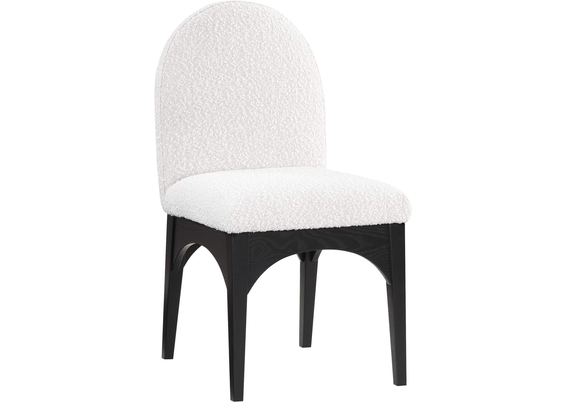 Waldorf Cream Boucle Fabric Dining Chair,Meridian Furniture