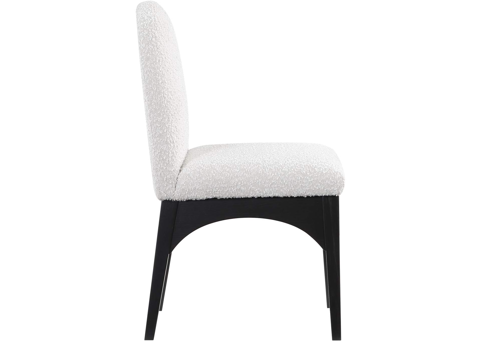 Waldorf Cream Boucle Fabric Dining Chair,Meridian Furniture