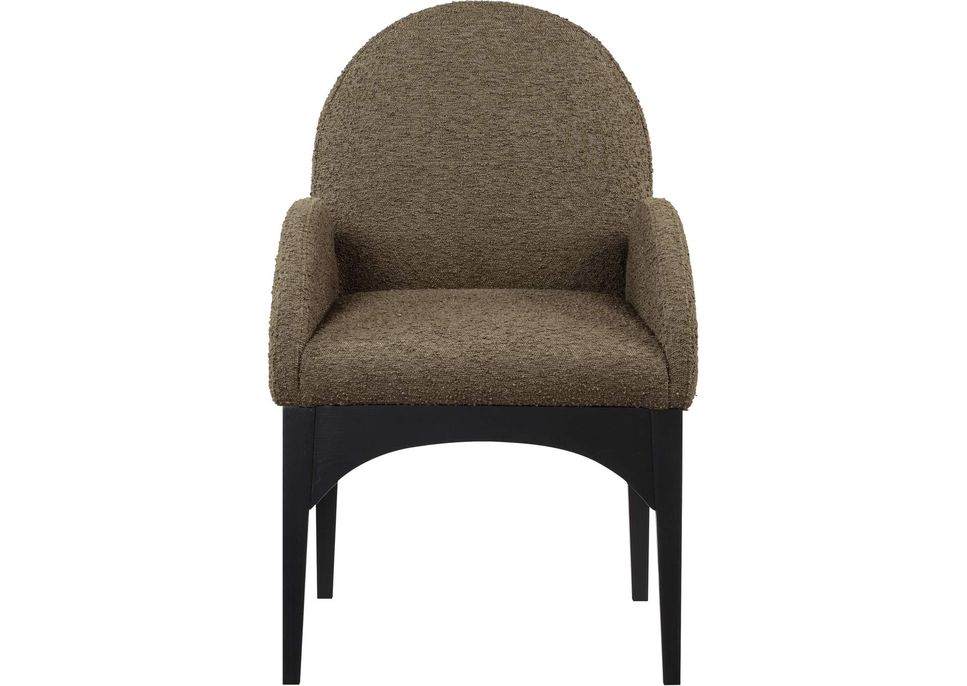 Waldorf Olive Boucle Fabric Dining Chair,Meridian Furniture