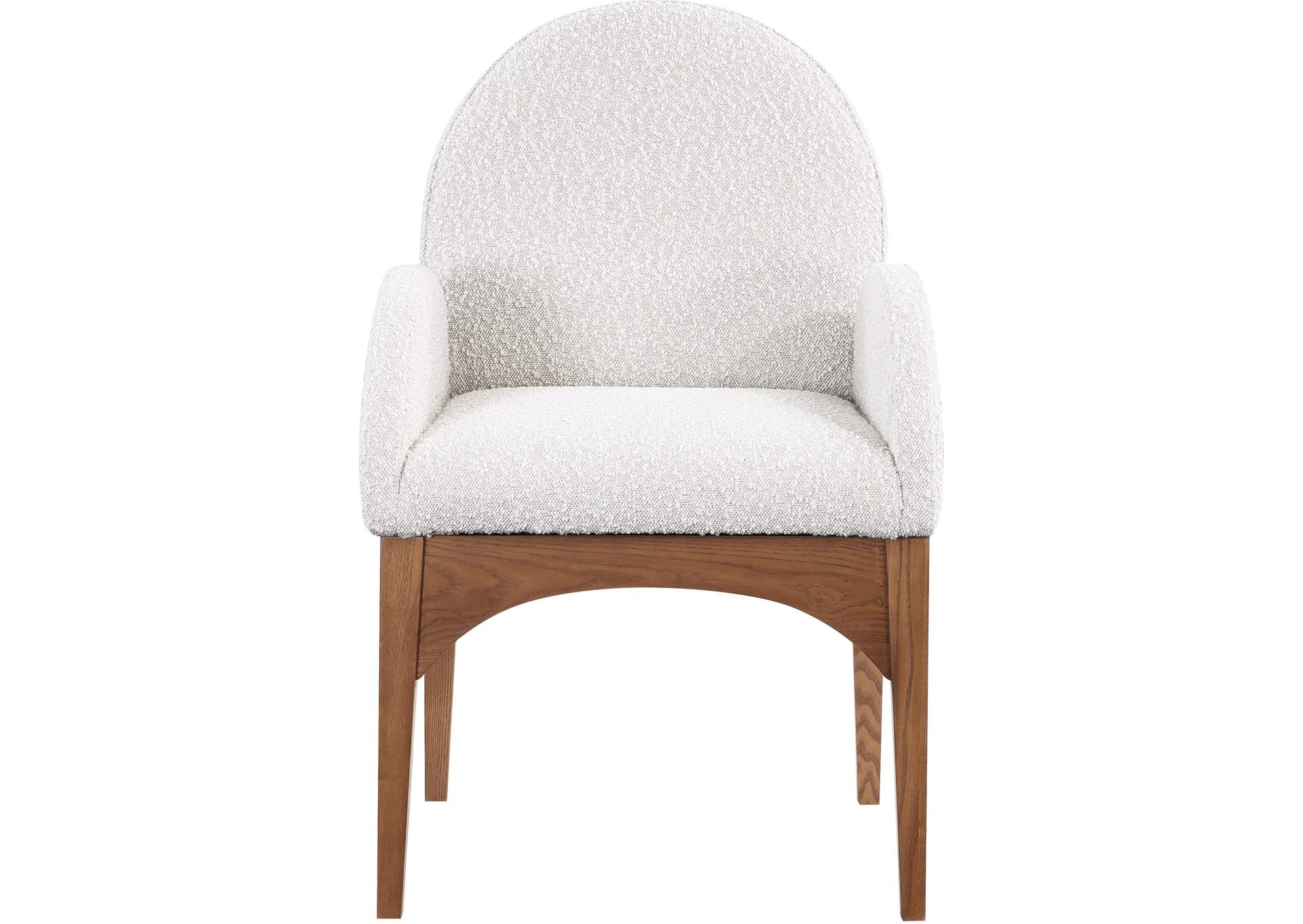 Waldorf Cream Boucle Fabric Dining Chair,Meridian Furniture