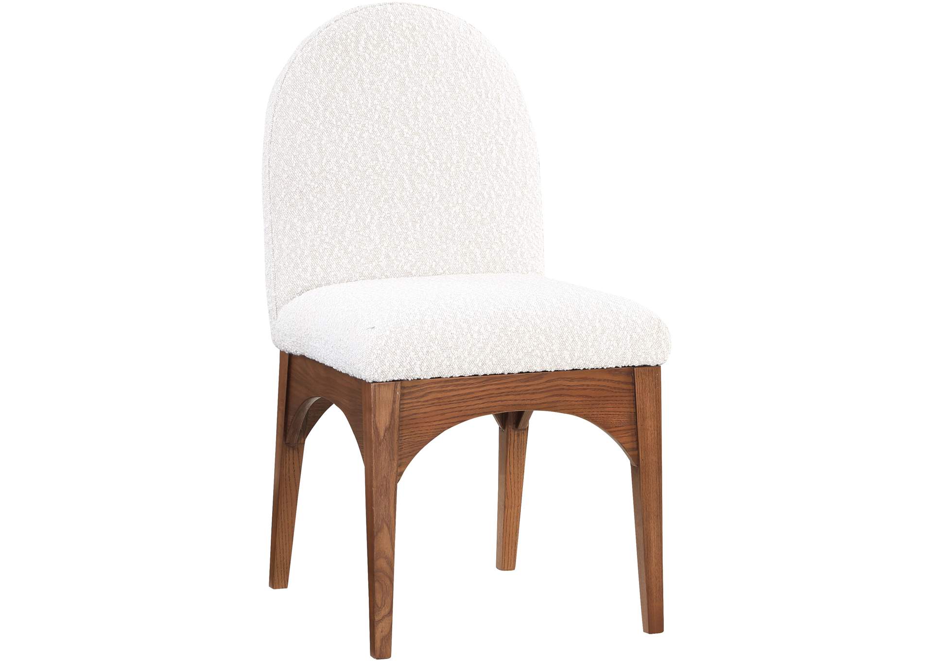 Waldorf Cream Boucle Fabric Dining Chair,Meridian Furniture