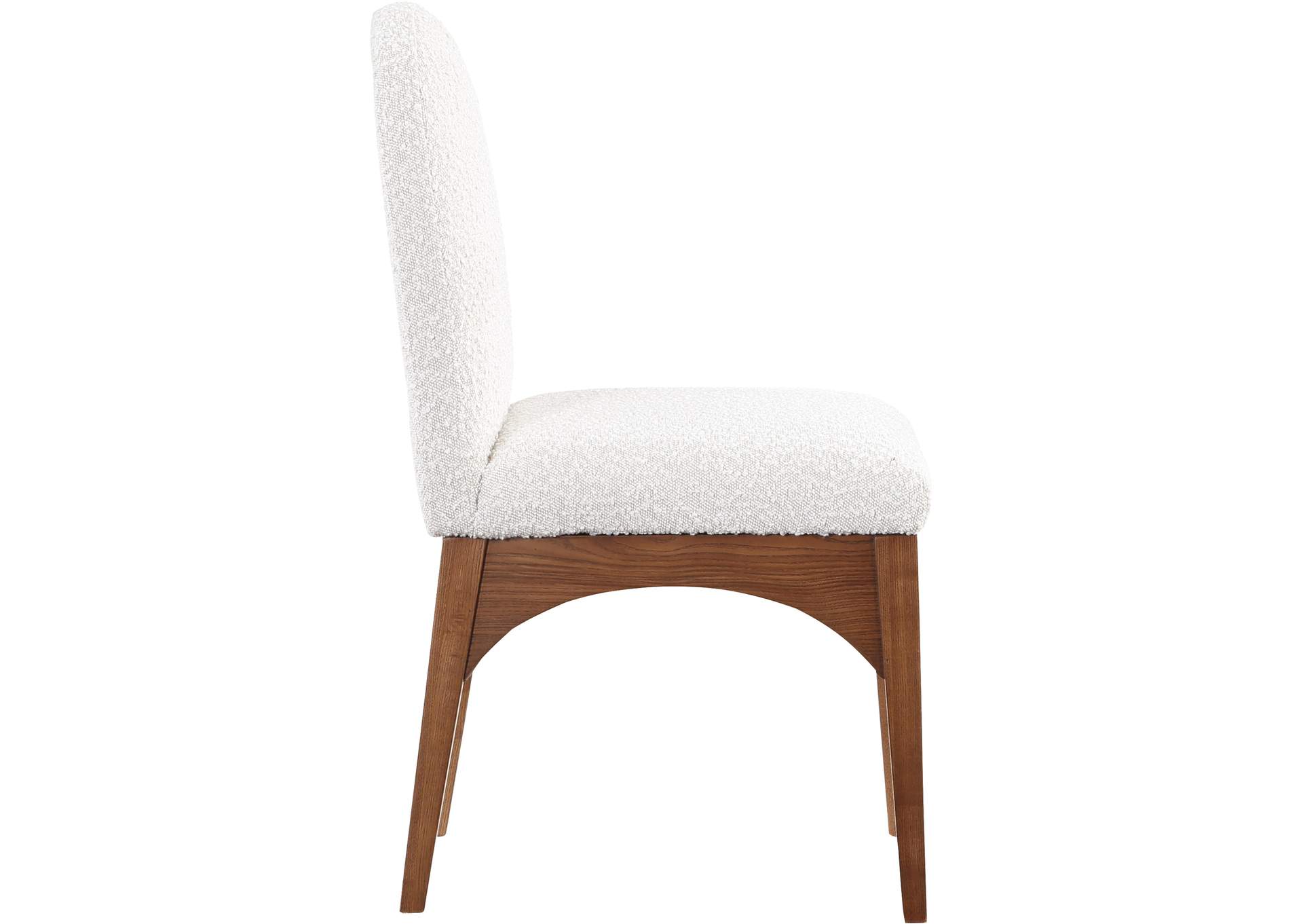 Waldorf Cream Boucle Fabric Dining Chair,Meridian Furniture