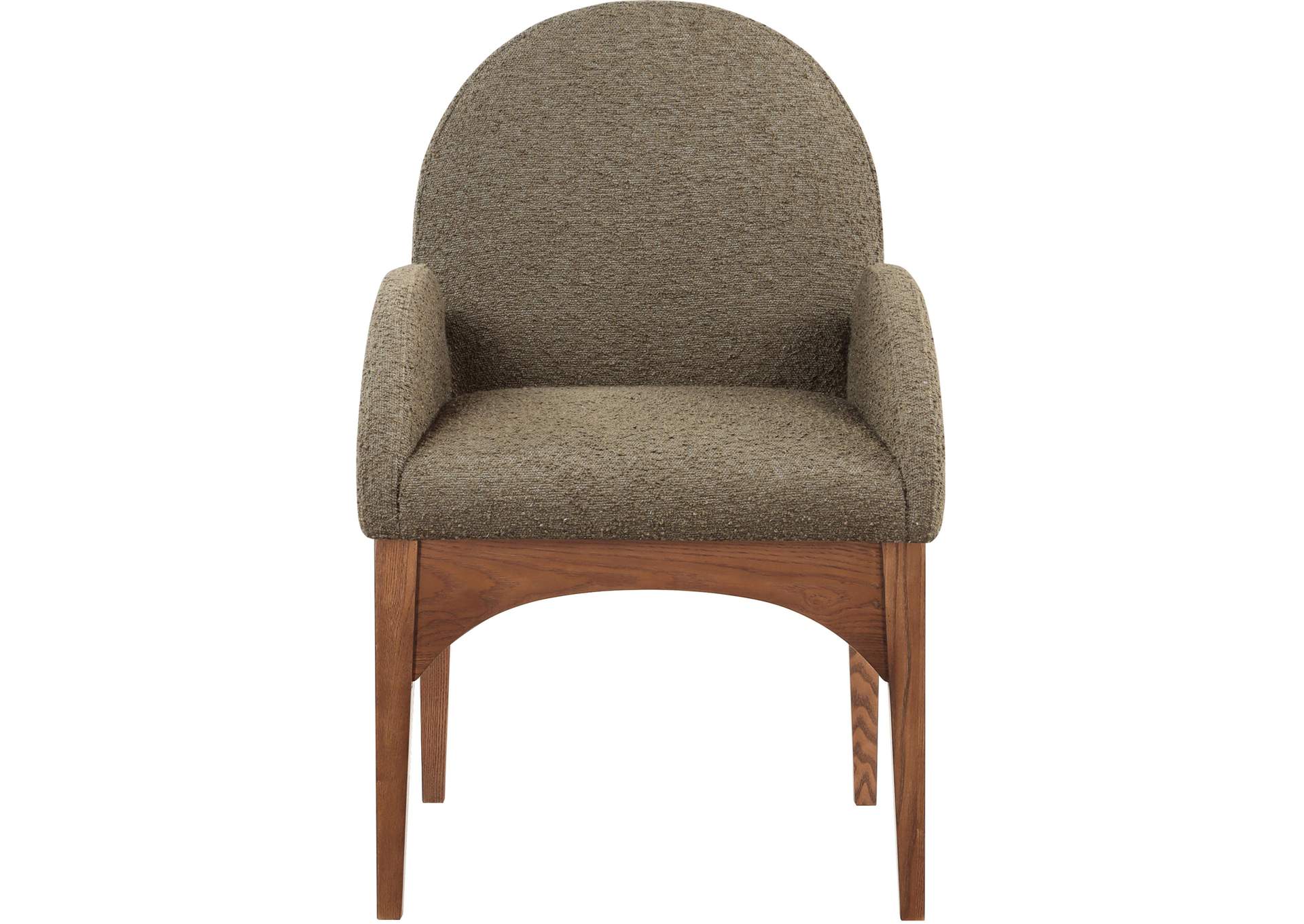 Waldorf Olive Boucle Fabric Dining Chair,Meridian Furniture