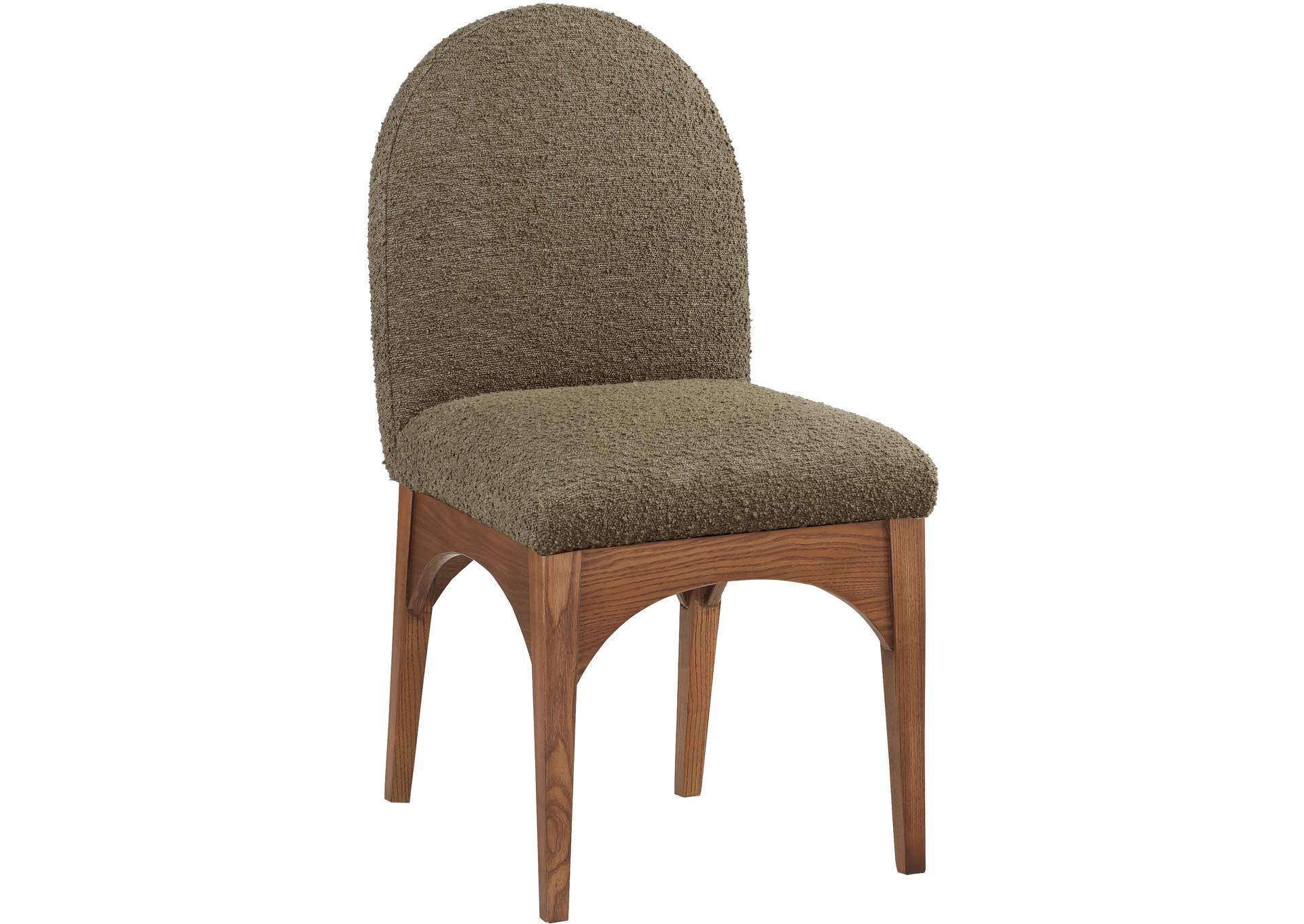 Waldorf Olive Boucle Fabric Dining Chair,Meridian Furniture