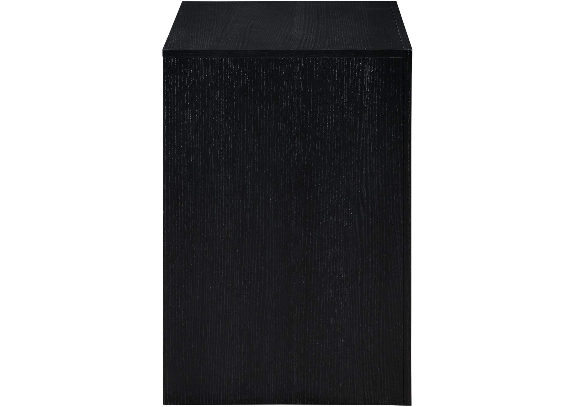 August Black Night Stand,Meridian Furniture