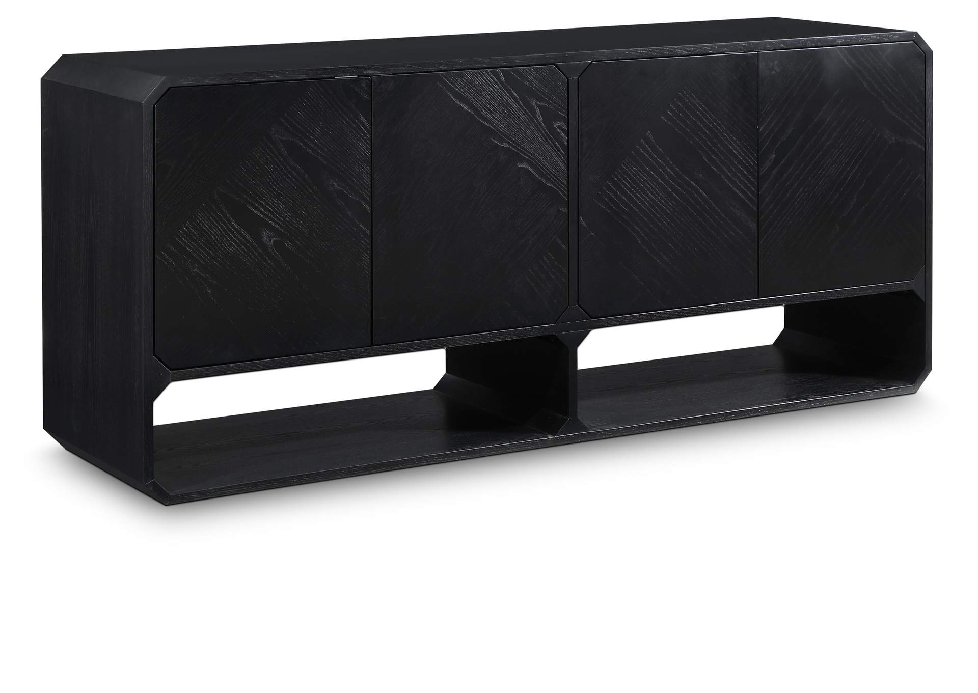 Parker Black Sideboard - Buffet,Meridian Furniture