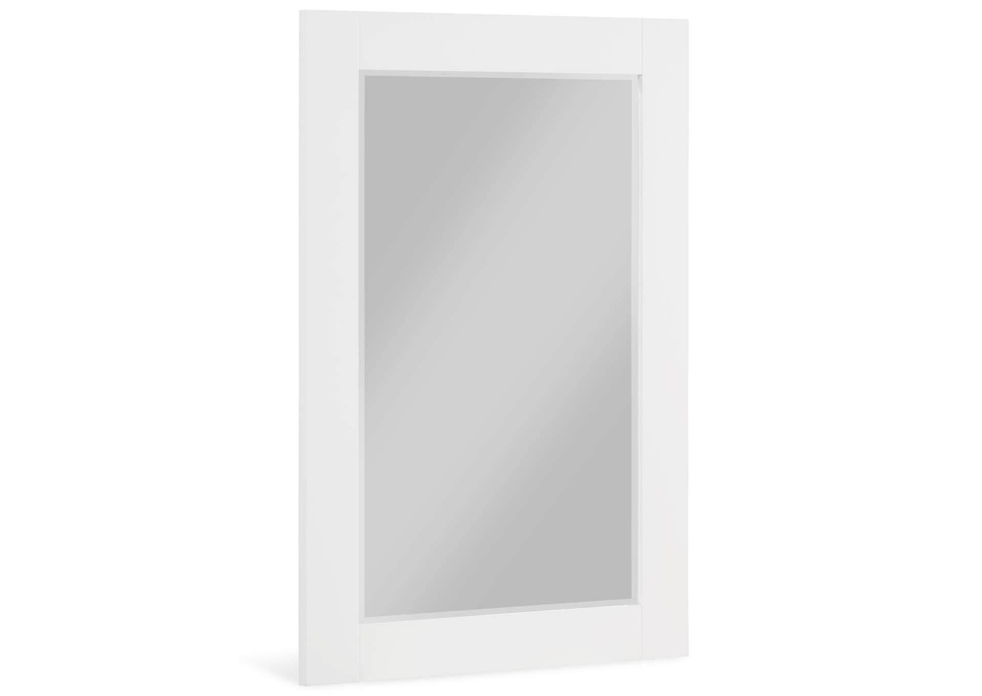 Monad White Mirror,Meridian Furniture