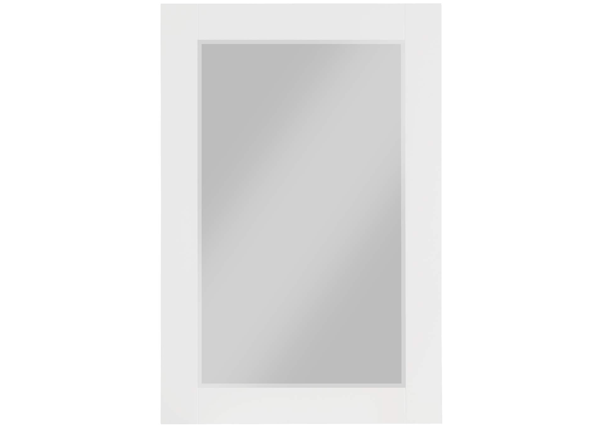 Monad White Mirror,Meridian Furniture